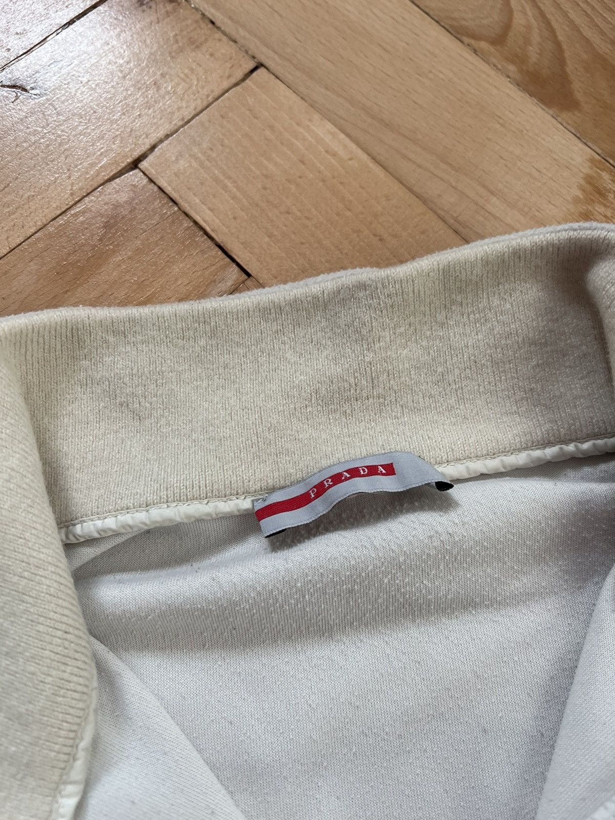 Prada × Vintage Prada Vintage Fleece 1/4 zip brown tab Size M / US 6-8 / IT 42-44 - 4 Thumbnail