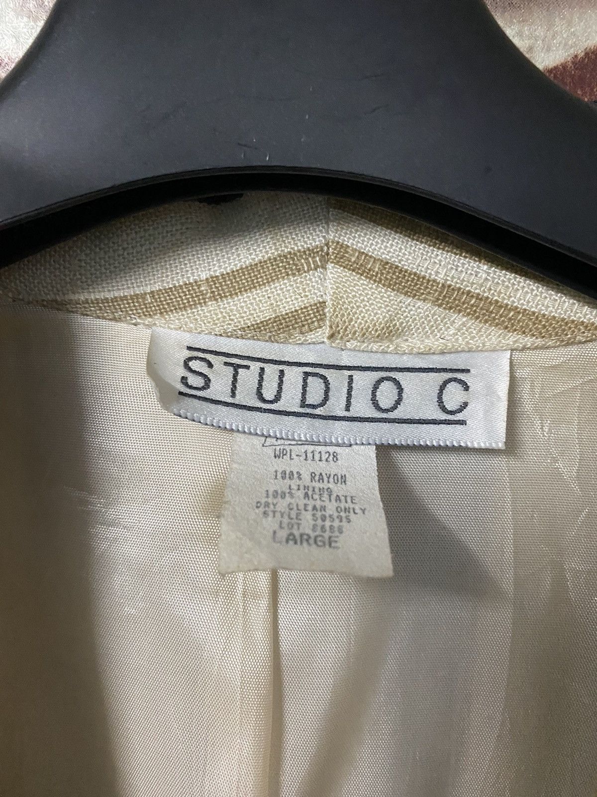 Designer STUDIO C MADE IN ITALY RAYON JACKET NICE DEAIGN Size US L / EU 52-54 / 3 - 9 Thumbnail