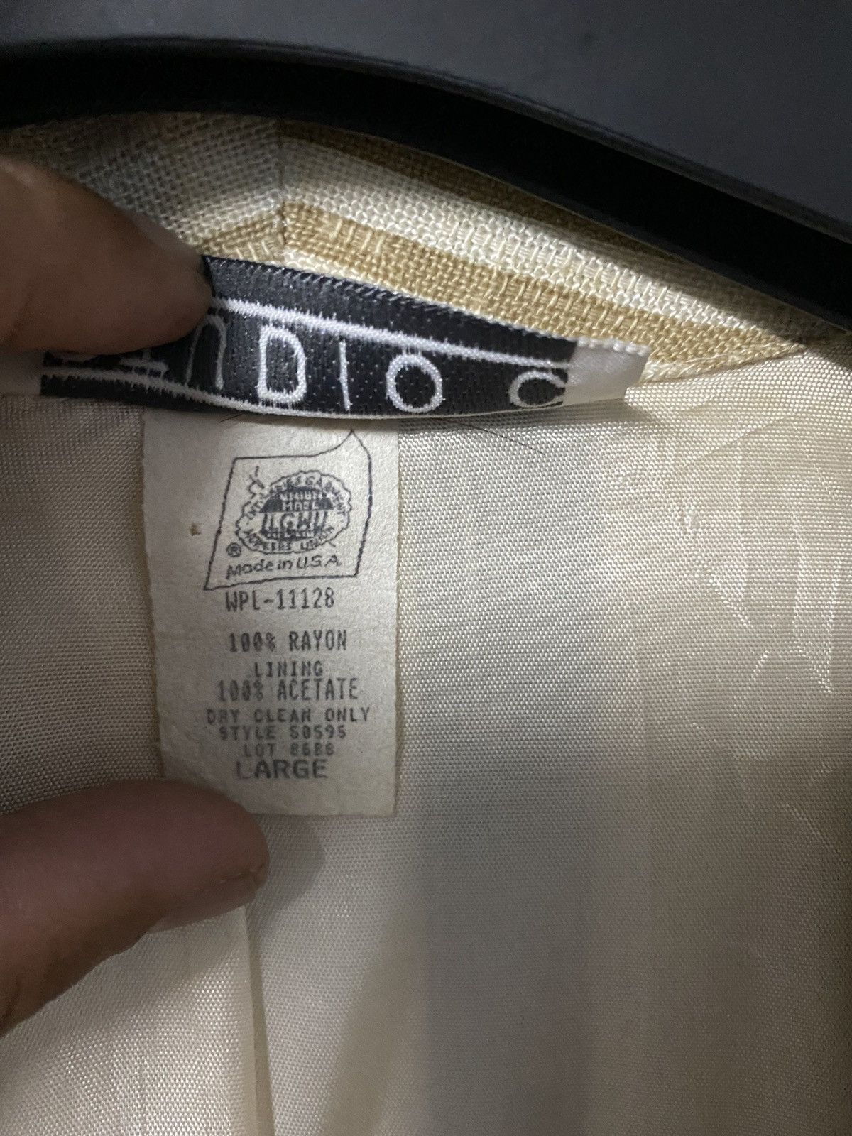 Designer STUDIO C MADE IN ITALY RAYON JACKET NICE DEAIGN Size US L / EU 52-54 / 3 - 10 Thumbnail