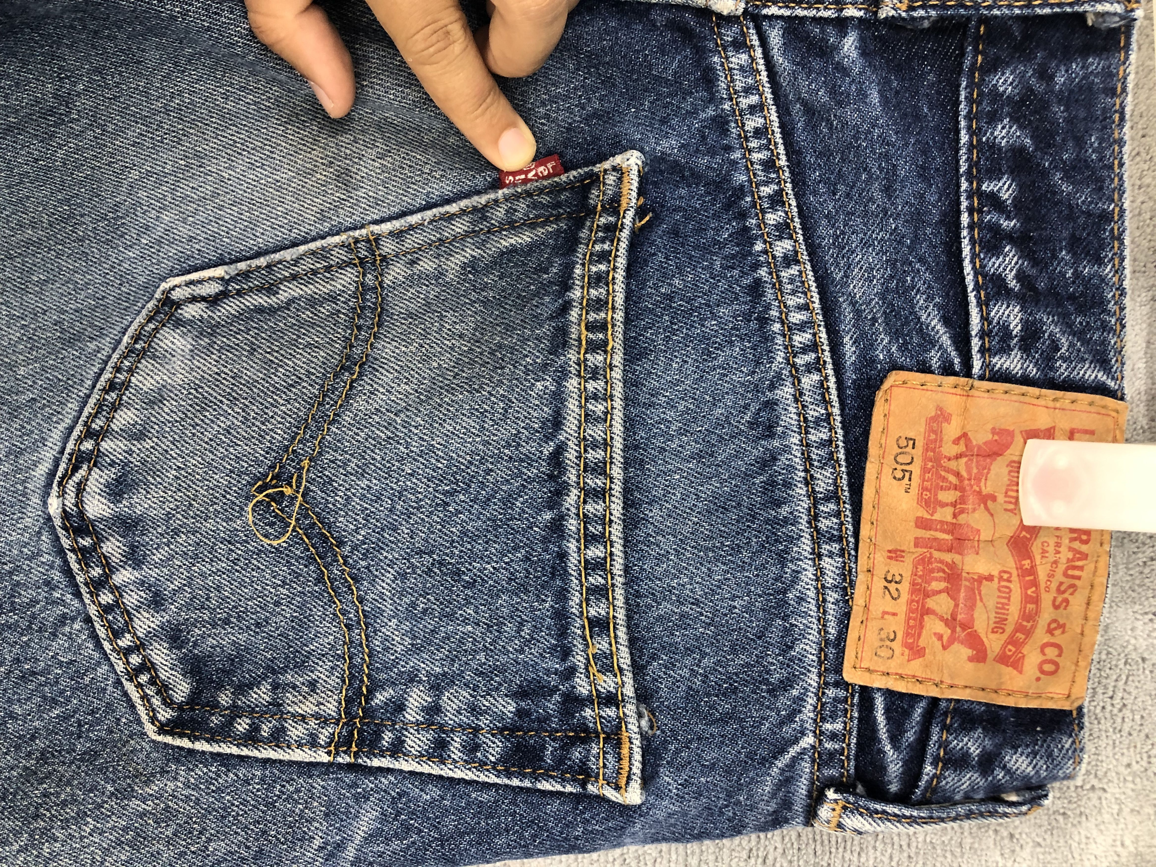 Levi's Vintage Levis 505 Distressed Jeans Size US 32 / EU 48 - 8 Thumbnail