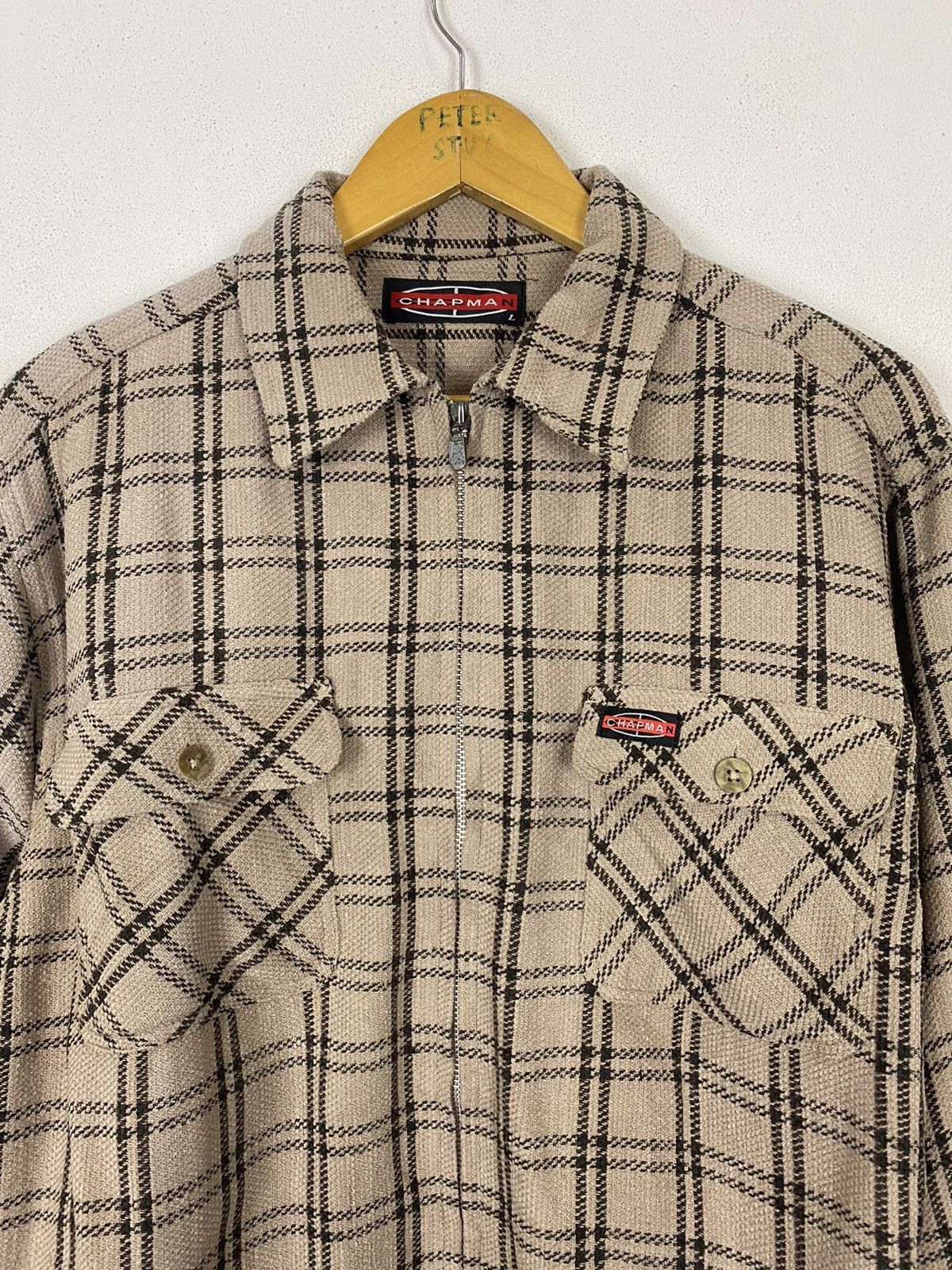 Other CHAPMAN ZIPPER FLANNEL JACKET Size US L / EU 52-54 / 3 - 4 Thumbnail