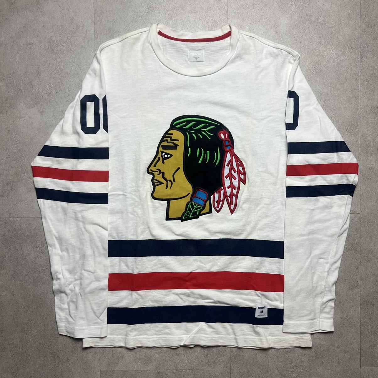 Supreme Supreme 09 warriors Blackhawks Hockey Jersey Size US M / EU 48-50 / 2 - 1 Thumbnail