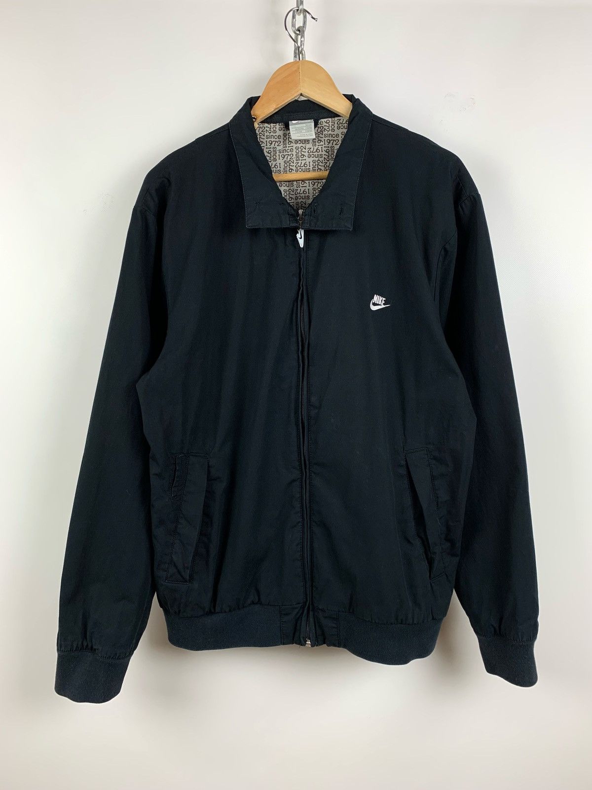 Nike Vintage Nike Air Shoes Zipper Bomber Jacket Size US L / EU 52-54 / 3 - 4 Thumbnail