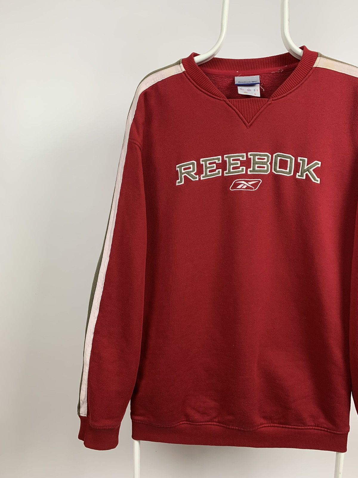 Reebok 90s Vintage Reebok Red Crewneck Sweatshirt Size US XL / EU 56 / 4 - 6 Thumbnail