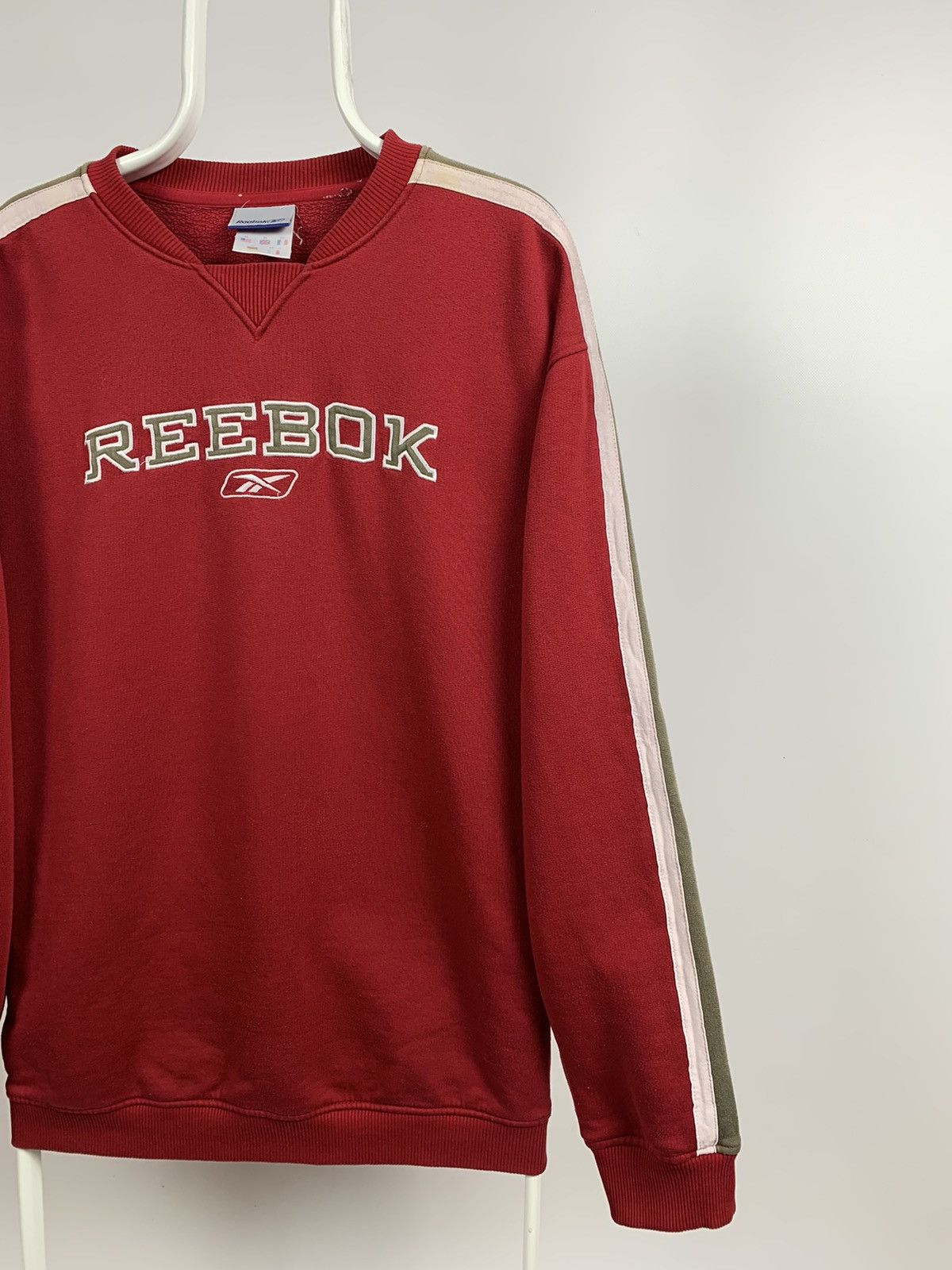 Reebok 90s Vintage Reebok Red Crewneck Sweatshirt Size US XL / EU 56 / 4 - 5 Thumbnail