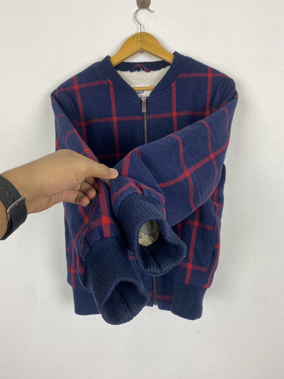 Old Navy OLD NAVY BOMBER STYLE JACKET FLEECE LINING Size US L / EU 52-54 / 3 - 8 Thumbnail