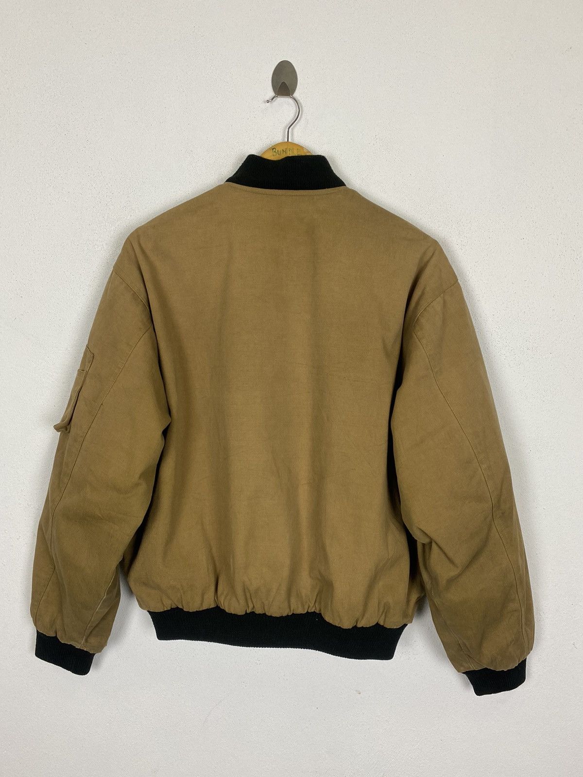 Aviator Nation × Vintage VINTAGE AVIATOR OF MIC BOMBER STYLE JACKET Size US L / EU 52-54 / 3 - 5 Thumbnail