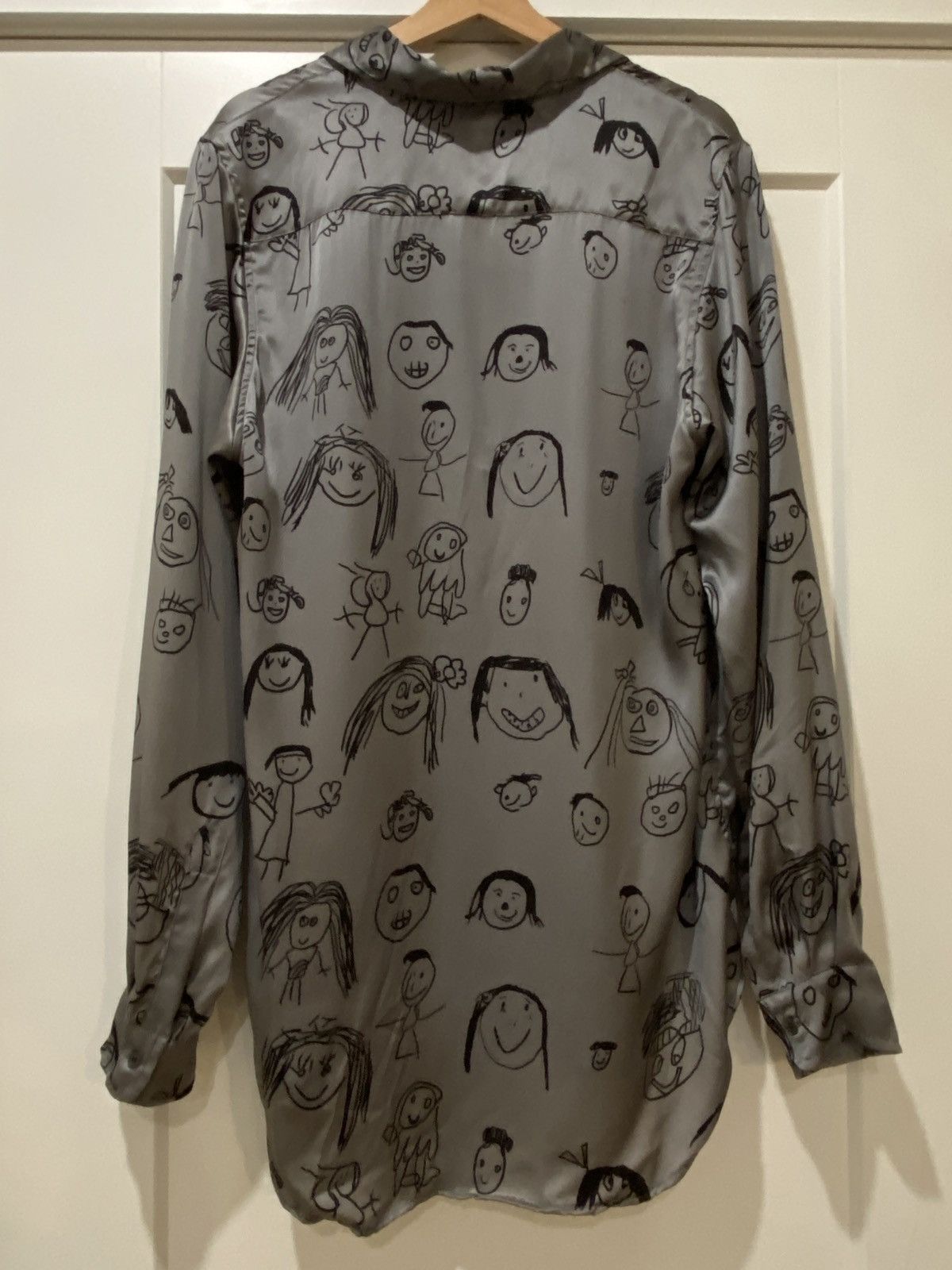 Paul Harnden Shoemakers Silk Printed Shirt Size US XL / EU 56 / 4 - 2 Thumbnail