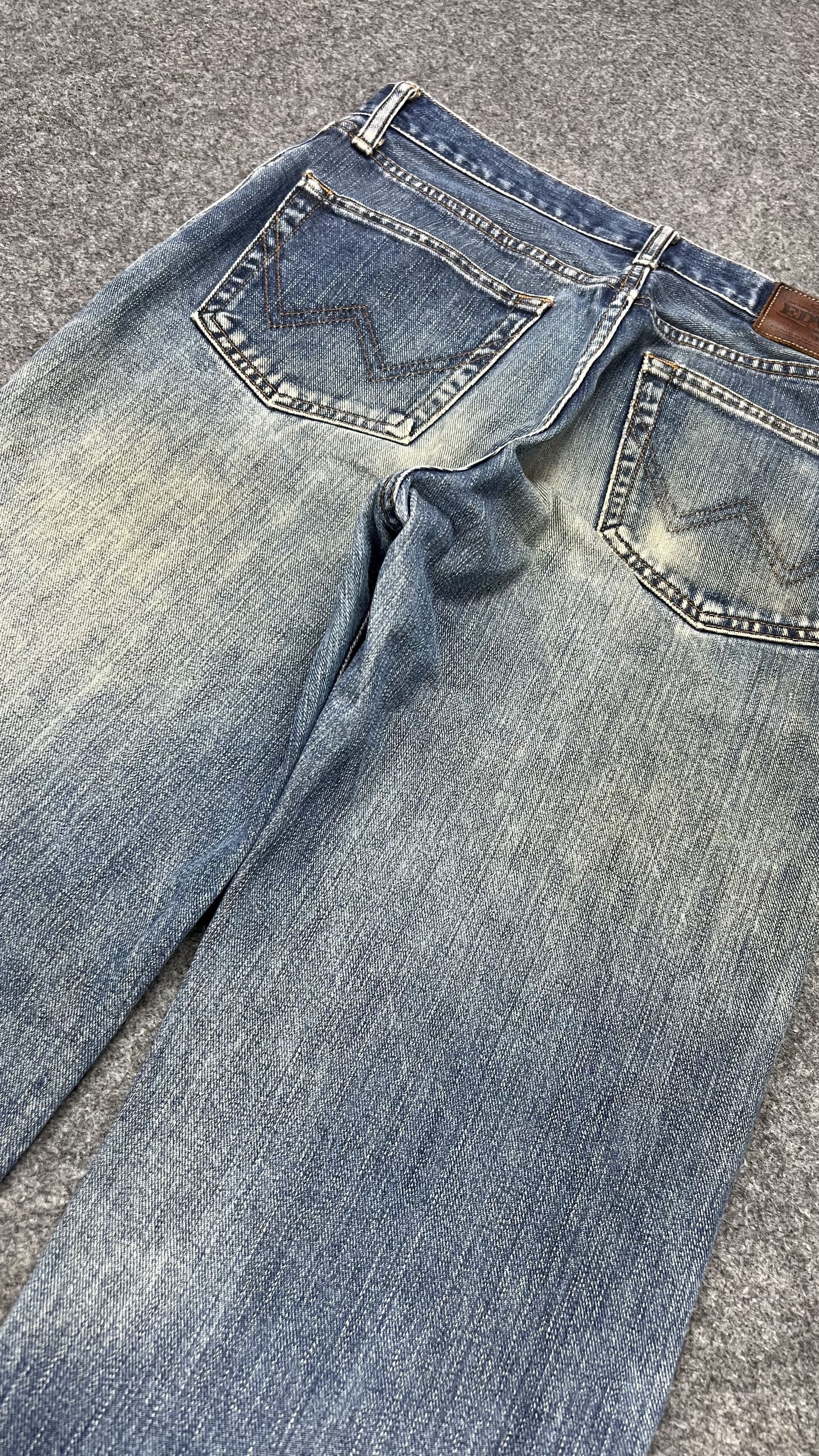 Edwin × Japanese Brand 💥Rare💥Distressed Edwin Jeans Size US 30 / EU 46 - 15 Thumbnail