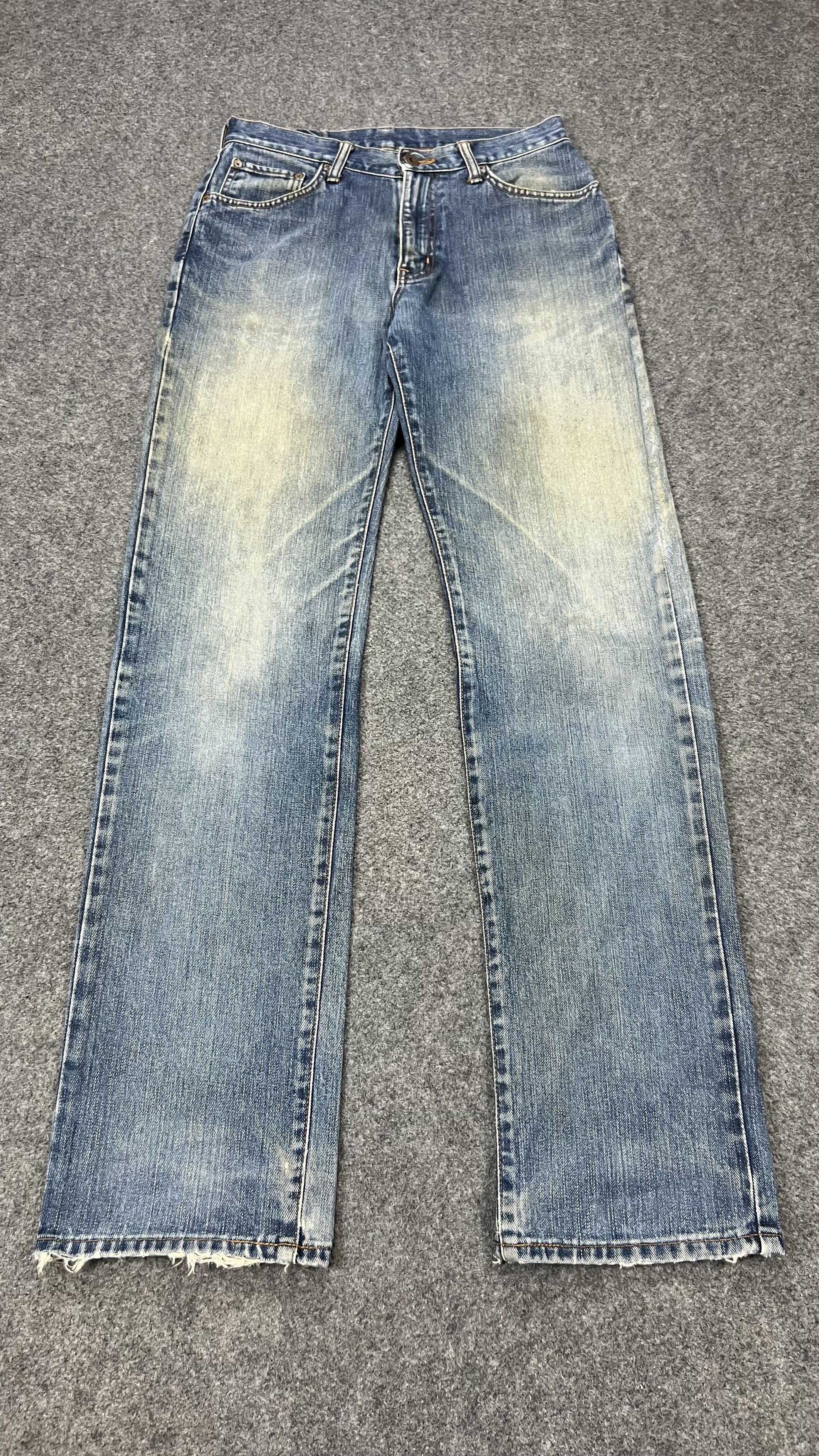 Edwin × Japanese Brand 💥Rare💥Distressed Edwin Jeans Size US 30 / EU 46 - 1 Thumbnail