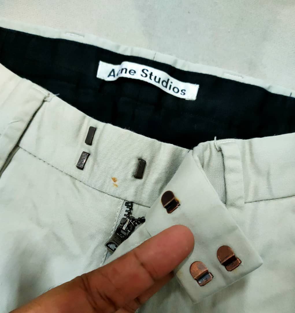 Acne Studios ❎ Acne Studios Max Satin Cropped Pant Size 29" - 3 Thumbnail