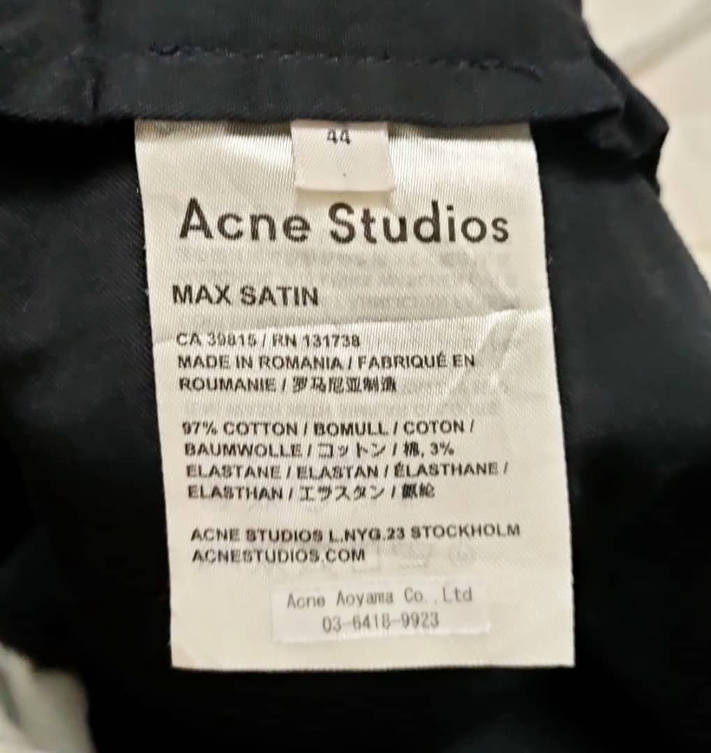 Acne Studios ❎ Acne Studios Max Satin Cropped Pant Size 29" - 4 Thumbnail