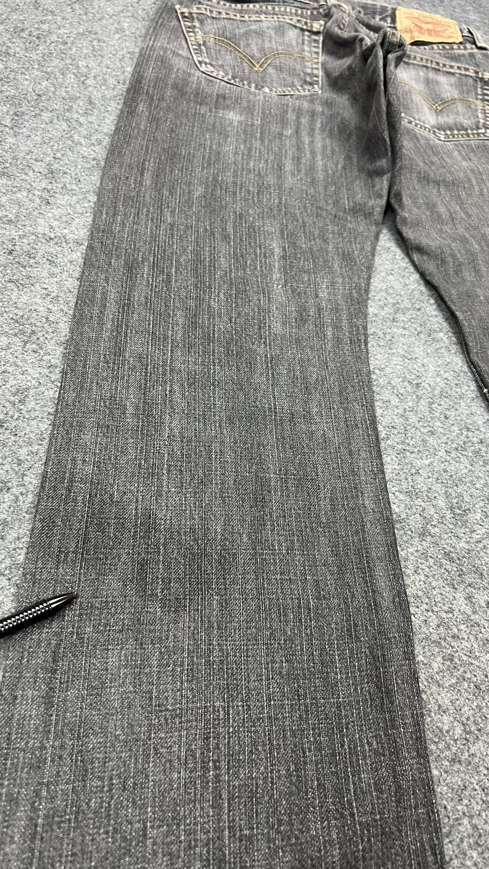 Levi's × Vintage Levis 514 Black Distressed Size US 31 - 13 Thumbnail