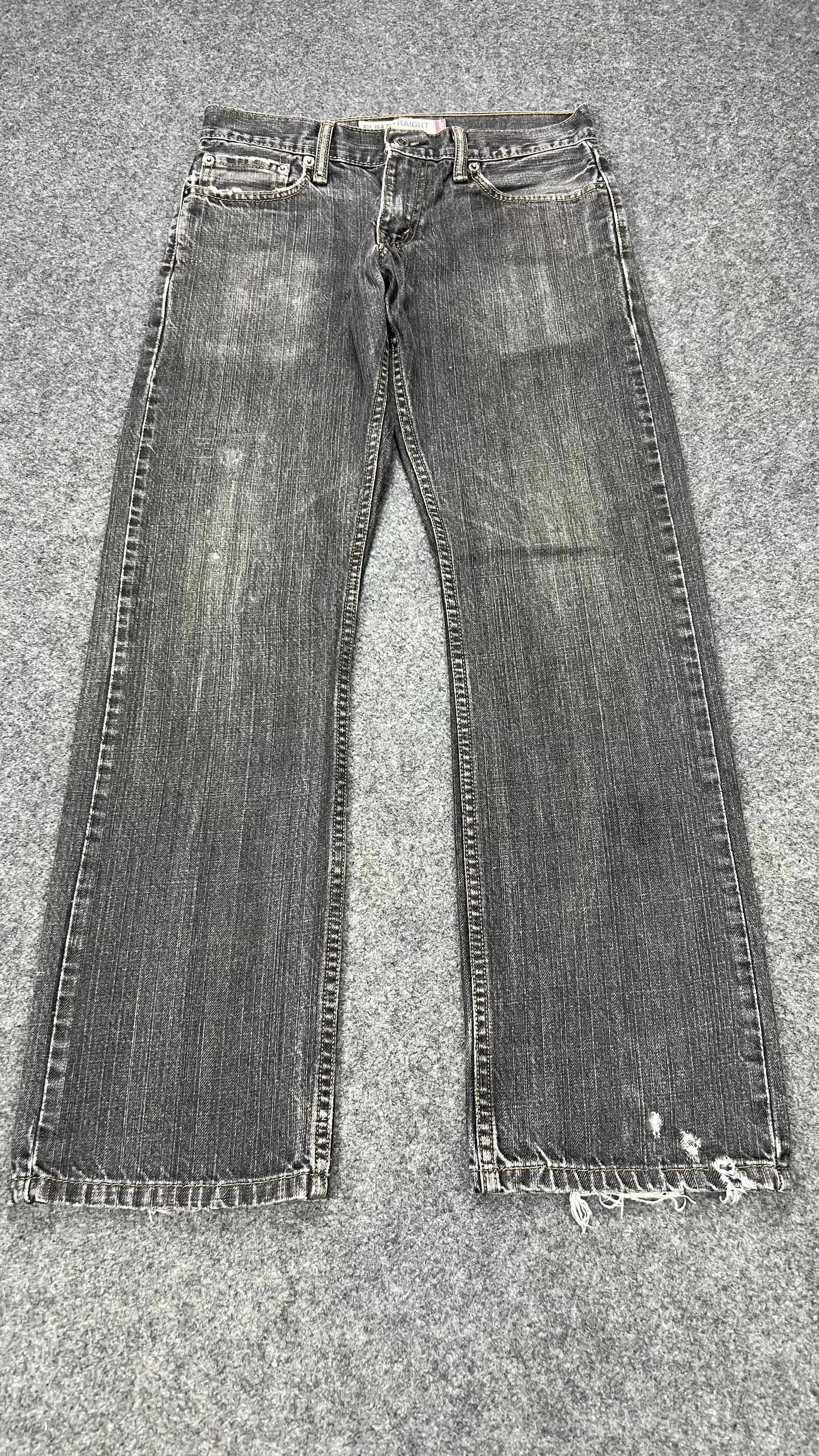 Levi's × Vintage Levis 514 Black Distressed Size US 31 - 1 Thumbnail