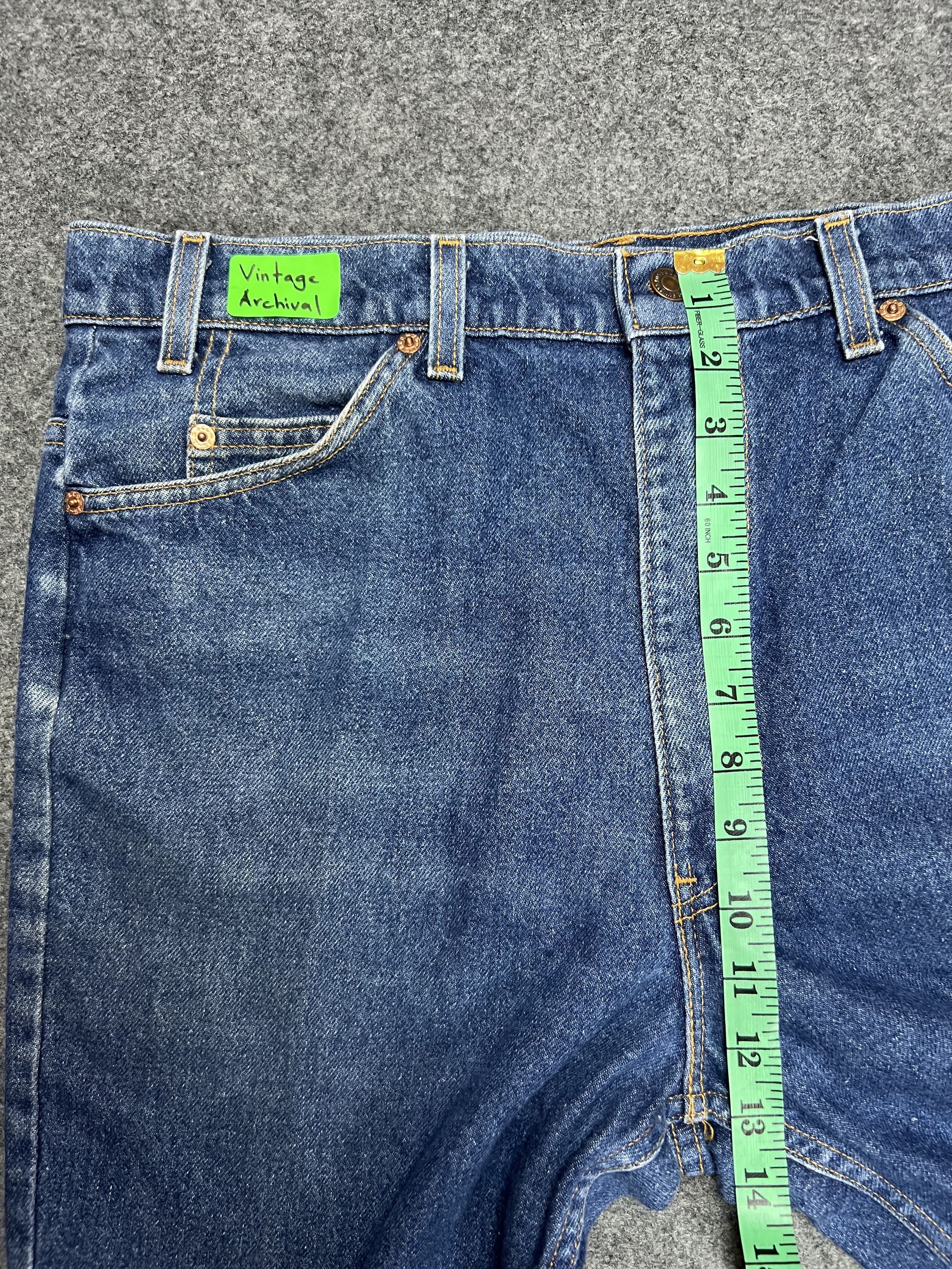 Levi's × Vintage Vintage Levis 517 Orange Tab Bootcut Jeans Size US 38 / EU 54 - 4 Thumbnail