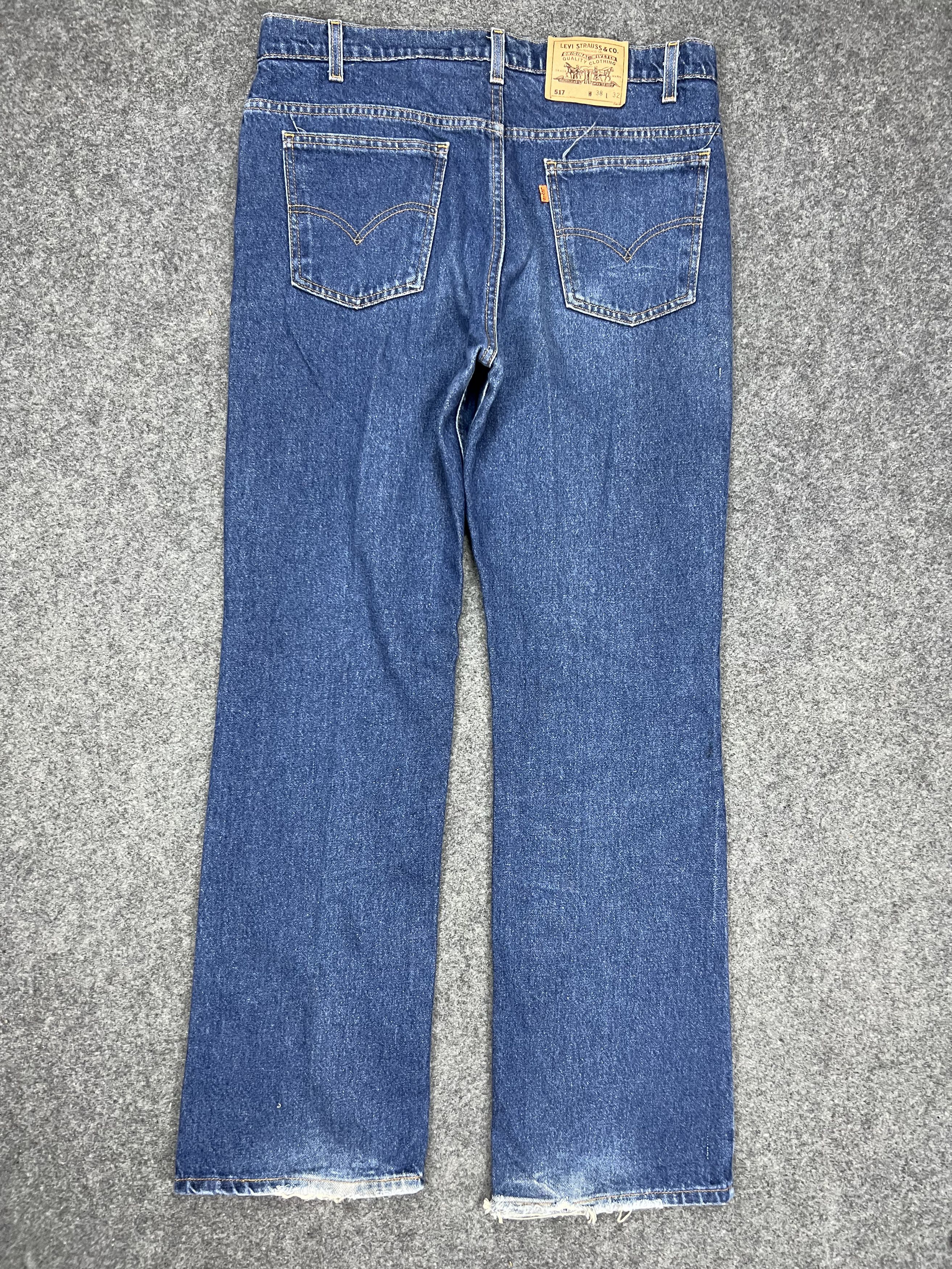Levi's × Vintage Vintage Levis 517 Orange Tab Bootcut Jeans Size US 38 / EU 54 - 1 Thumbnail