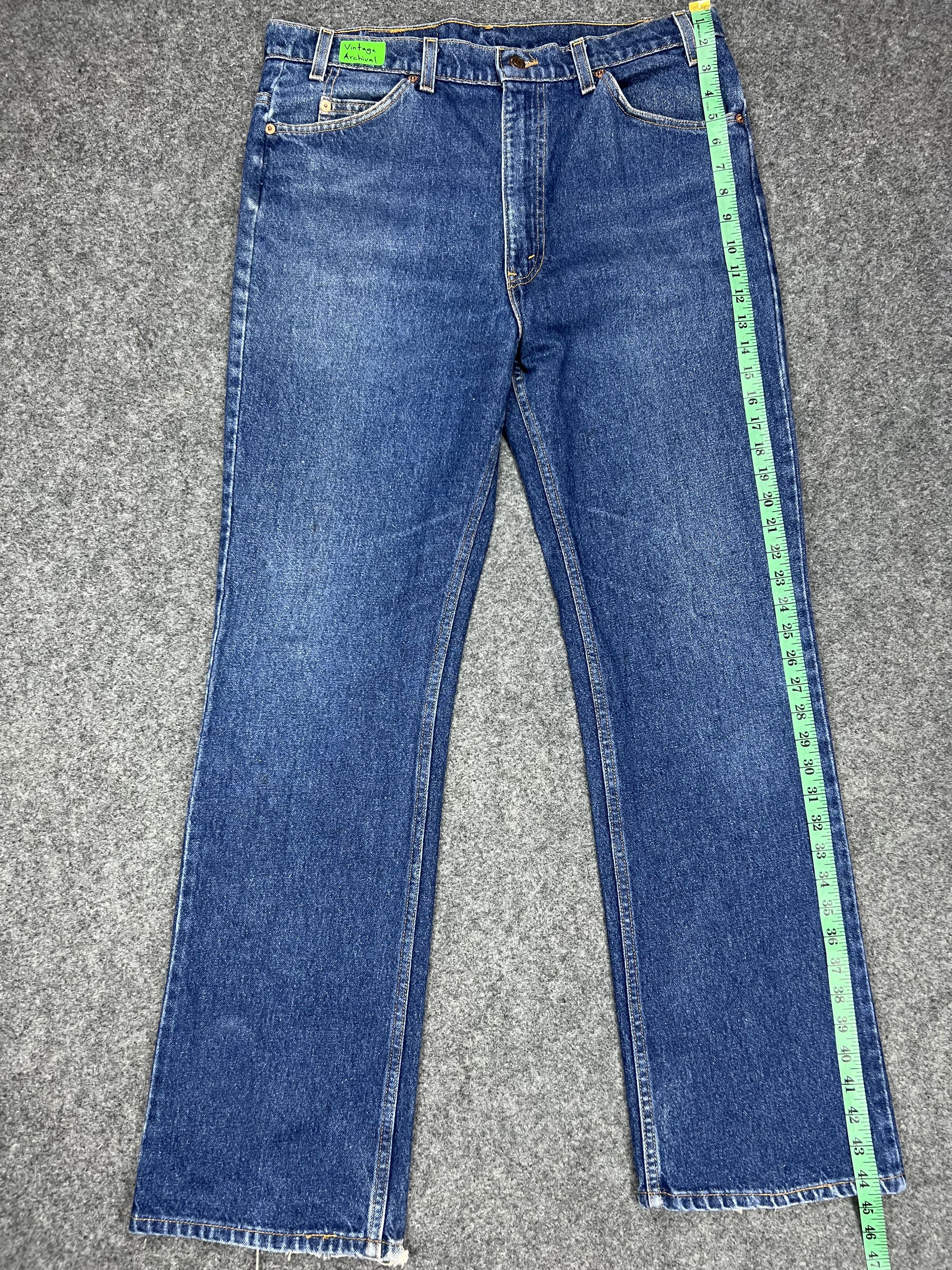 Levi's × Vintage Vintage Levis 517 Orange Tab Bootcut Jeans Size US 38 / EU 54 - 7 Thumbnail