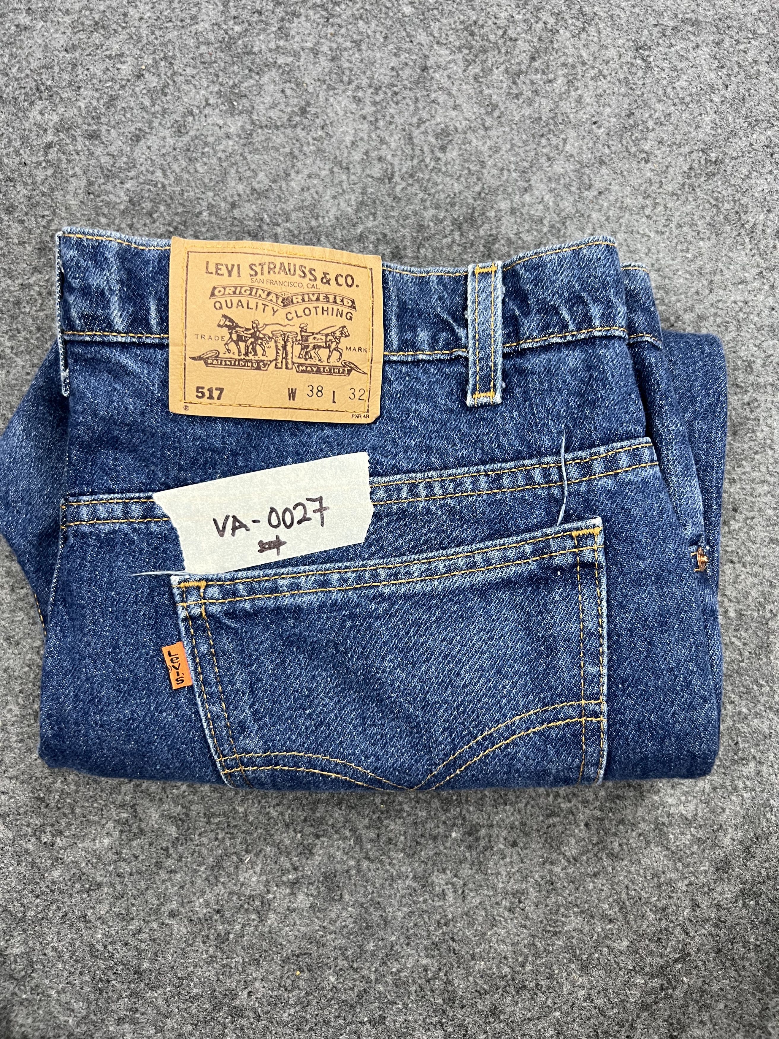 Levi's × Vintage Vintage Levis 517 Orange Tab Bootcut Jeans Size US 38 / EU 54 - 19 Thumbnail