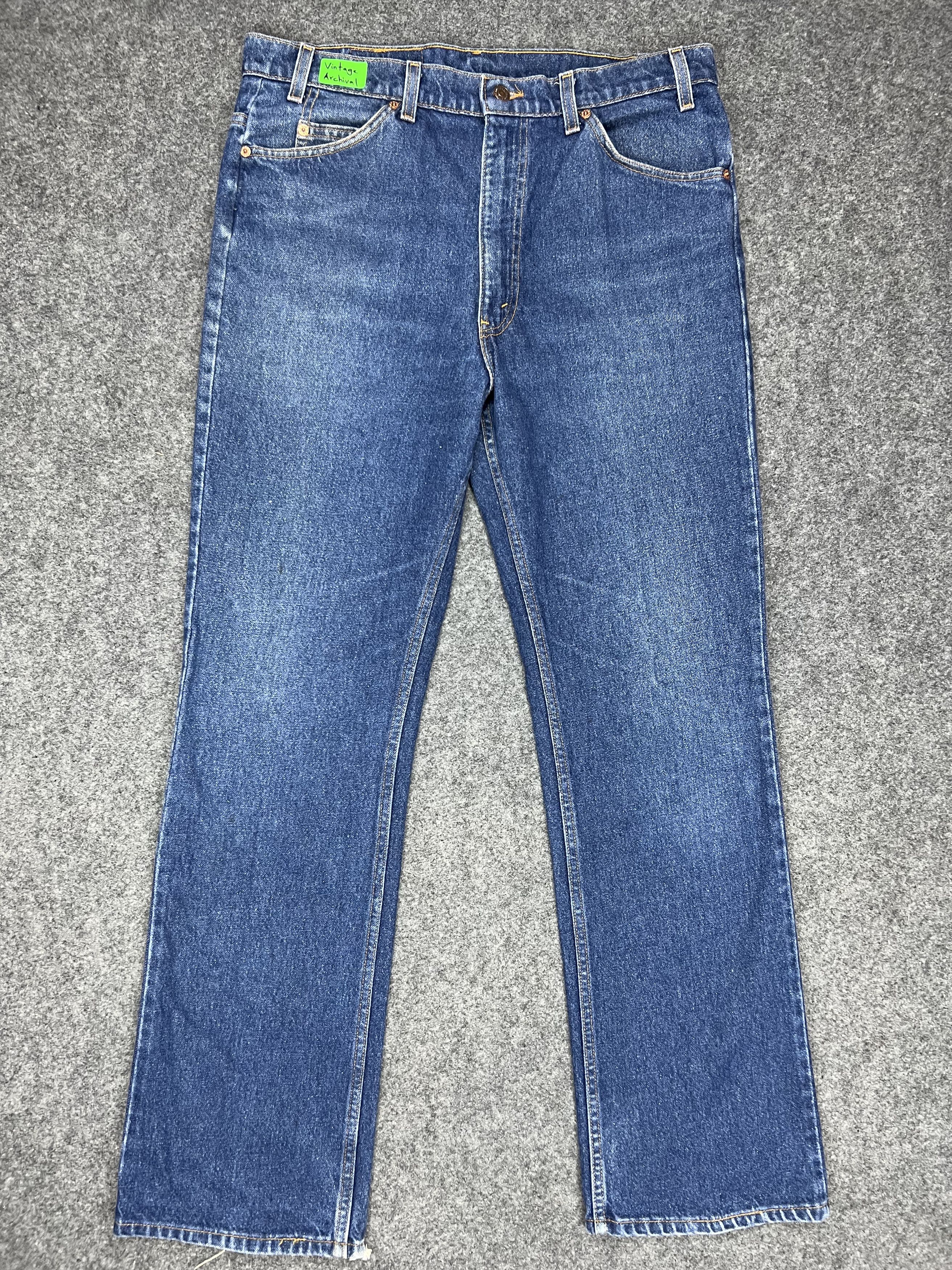 Levi's × Vintage Vintage Levis 517 Orange Tab Bootcut Jeans Size US 38 / EU 54 - 2 Thumbnail