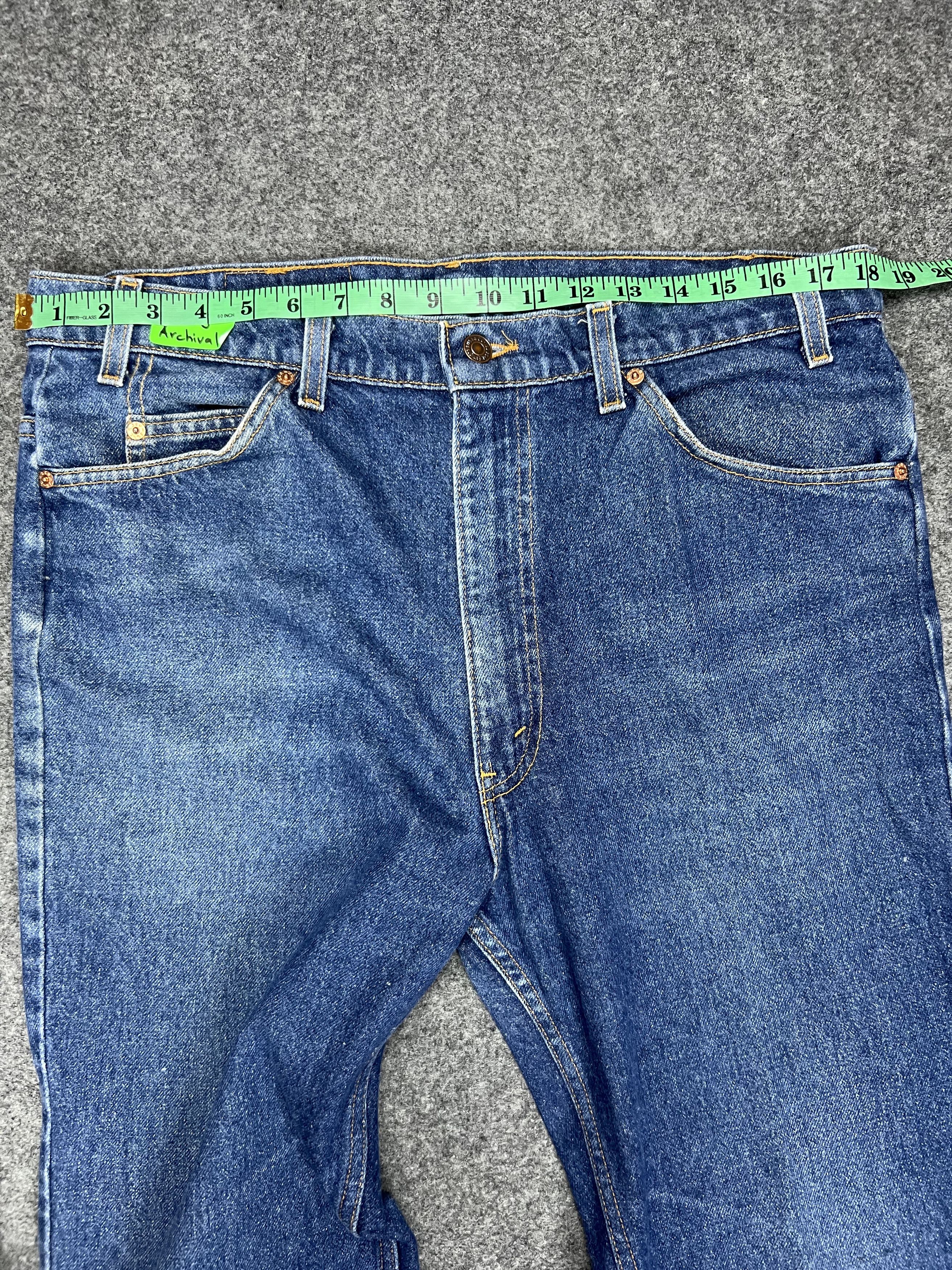 Levi's × Vintage Vintage Levis 517 Orange Tab Bootcut Jeans Size US 38 / EU 54 - 3 Thumbnail