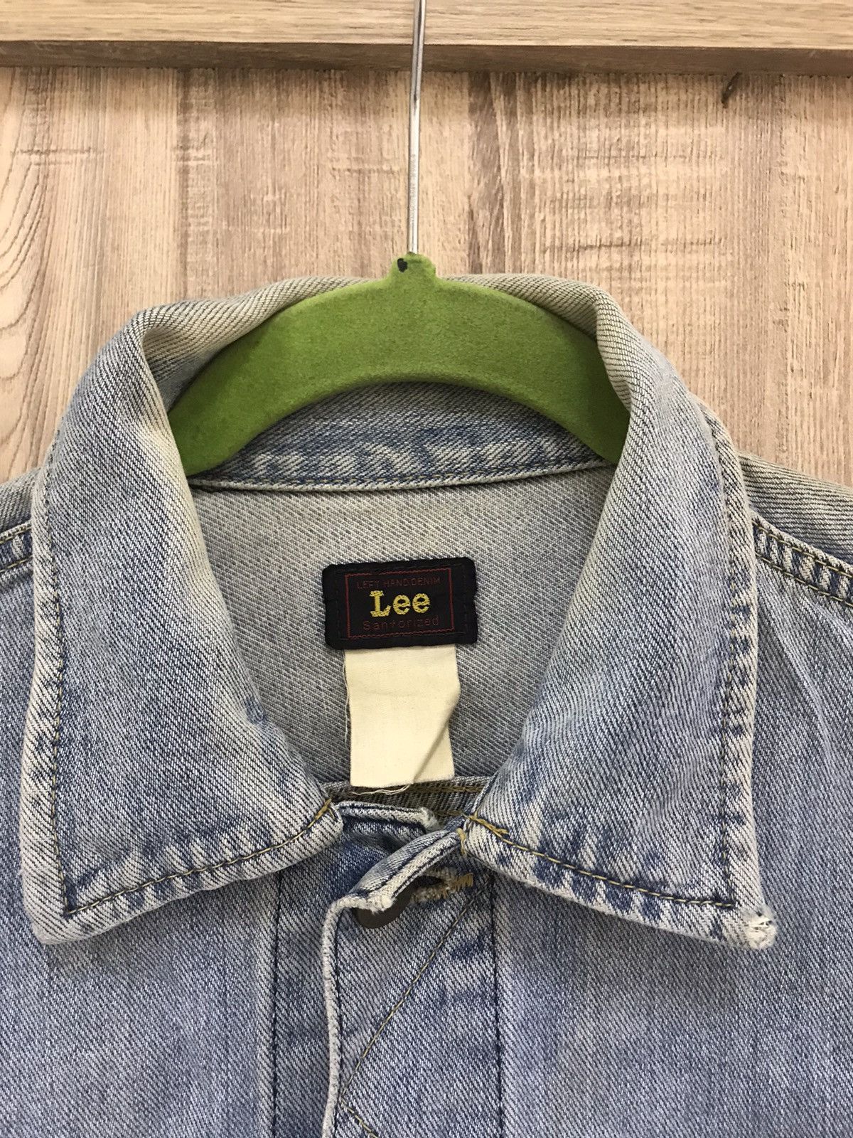 Other Vintage 90’s 🔥 Lee Distressed Denim Jacket Size M / US 6-8 / IT 42-44 - 8 Thumbnail