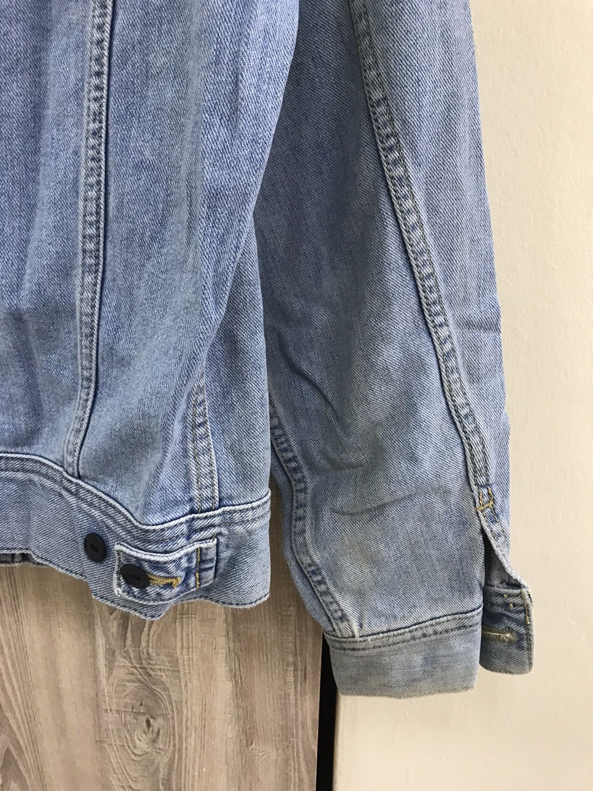 Other Vintage 90’s 🔥 Lee Distressed Denim Jacket Size M / US 6-8 / IT 42-44 - 19 Thumbnail