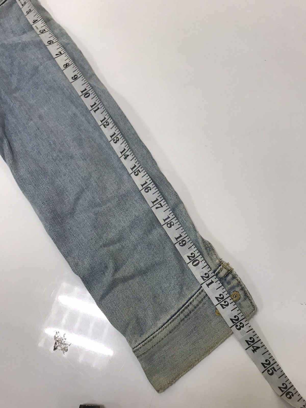 Other Vintage 90’s 🔥 Lee Distressed Denim Jacket Size M / US 6-8 / IT 42-44 - 24 Thumbnail