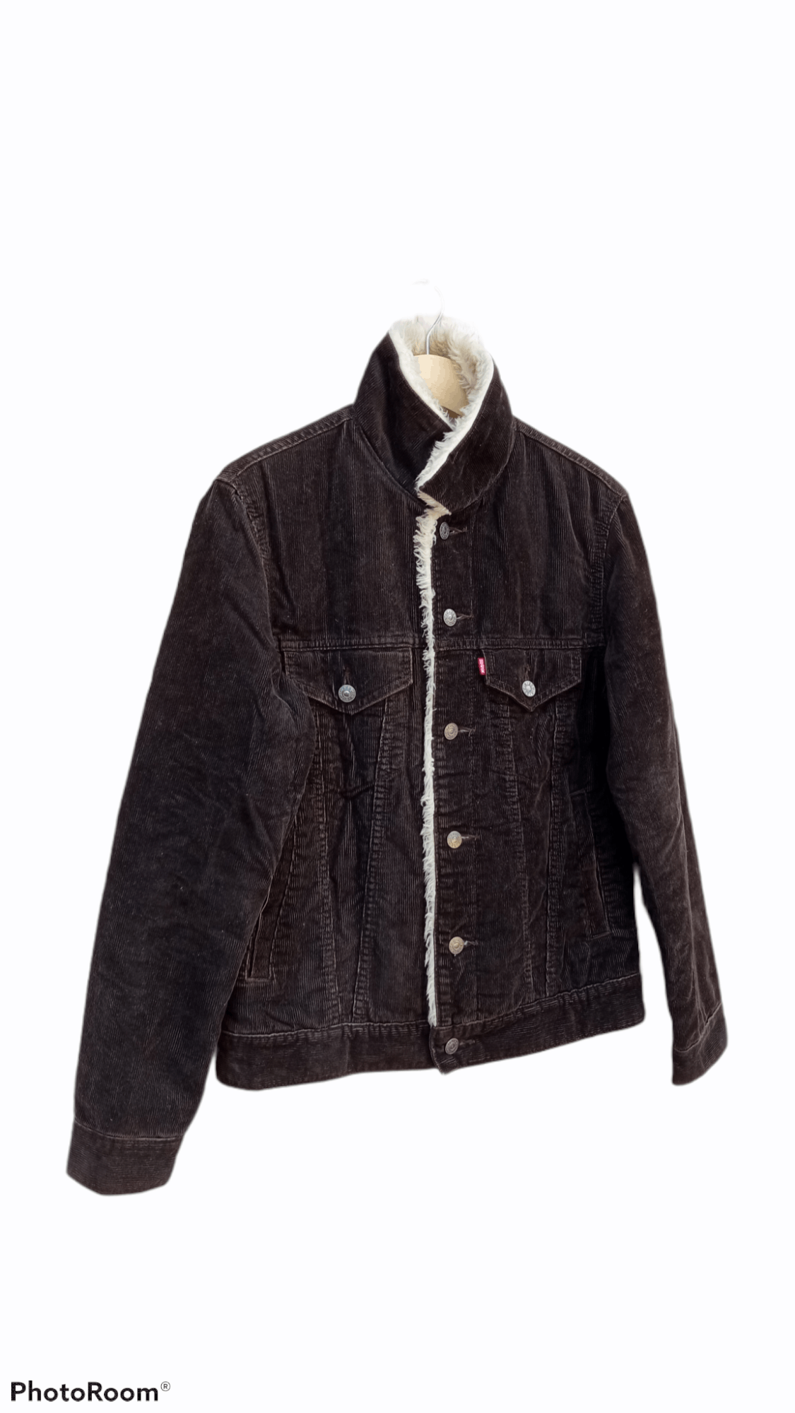Edwin × Japanese Brand × Vintage 🔥🔥Vintage Style Edwin Courdroy Sherpa Trucker Jacket Size US M / EU 48-50 / 2 - 2 Thumbnail