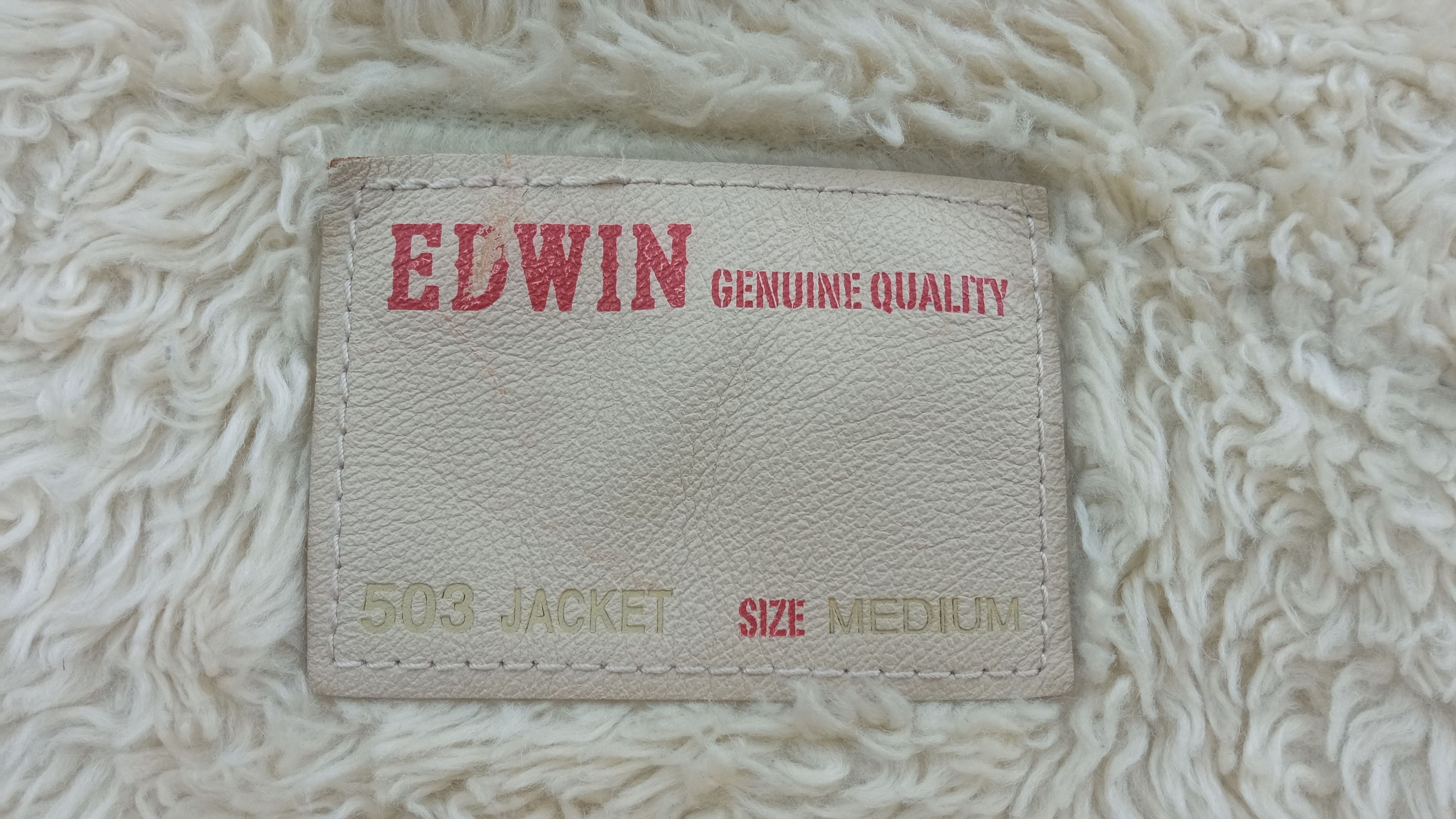 Edwin × Japanese Brand × Vintage 🔥🔥Vintage Style Edwin Courdroy Sherpa Trucker Jacket Size US M / EU 48-50 / 2 - 20 Thumbnail