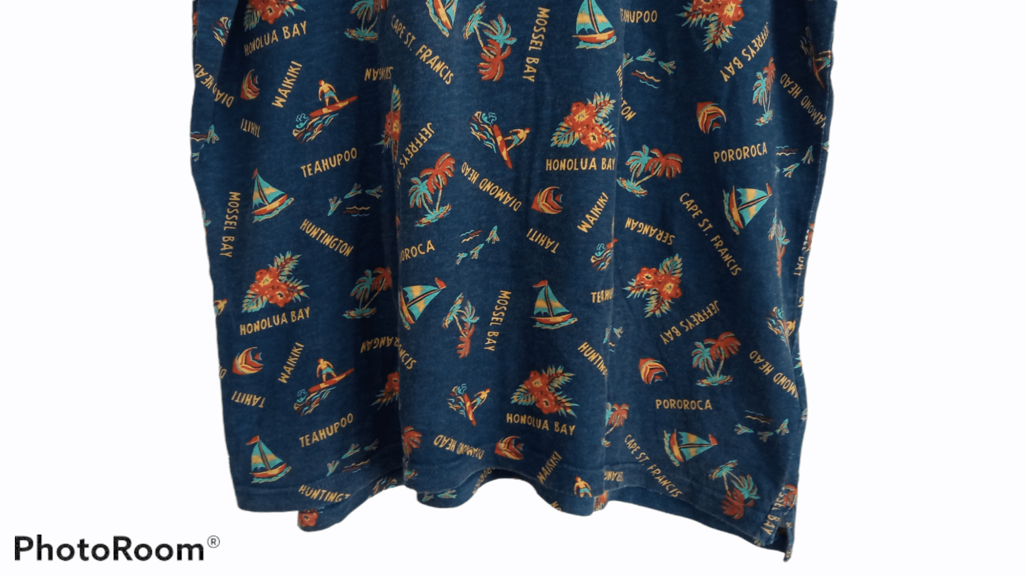 Japanese Brand × Vintage 🔥🔥Sevendays Sunday Full Print Hawaiian Polo T-Shirt Size US M / EU 48-50 / 2 - 10 Thumbnail