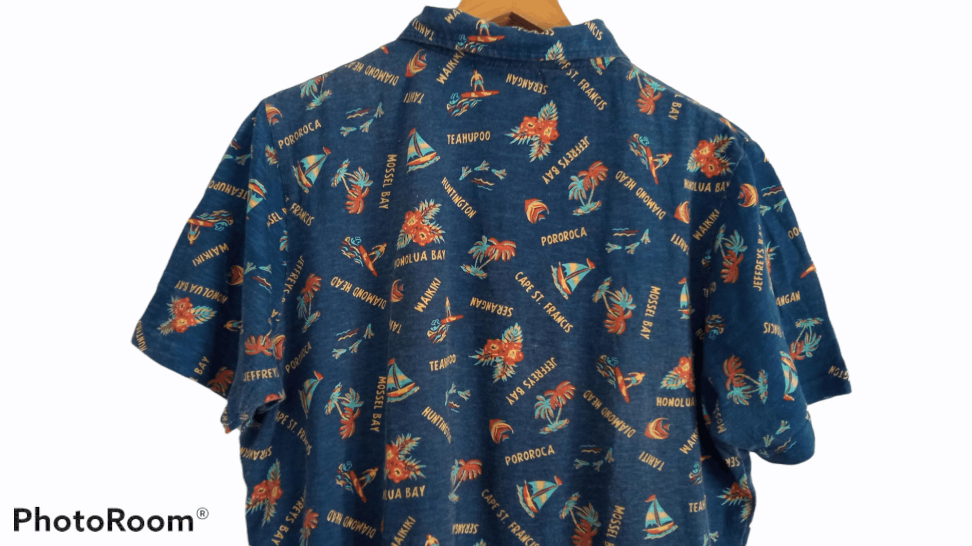 Japanese Brand × Vintage 🔥🔥Sevendays Sunday Full Print Hawaiian Polo T-Shirt Size US M / EU 48-50 / 2 - 15 Thumbnail