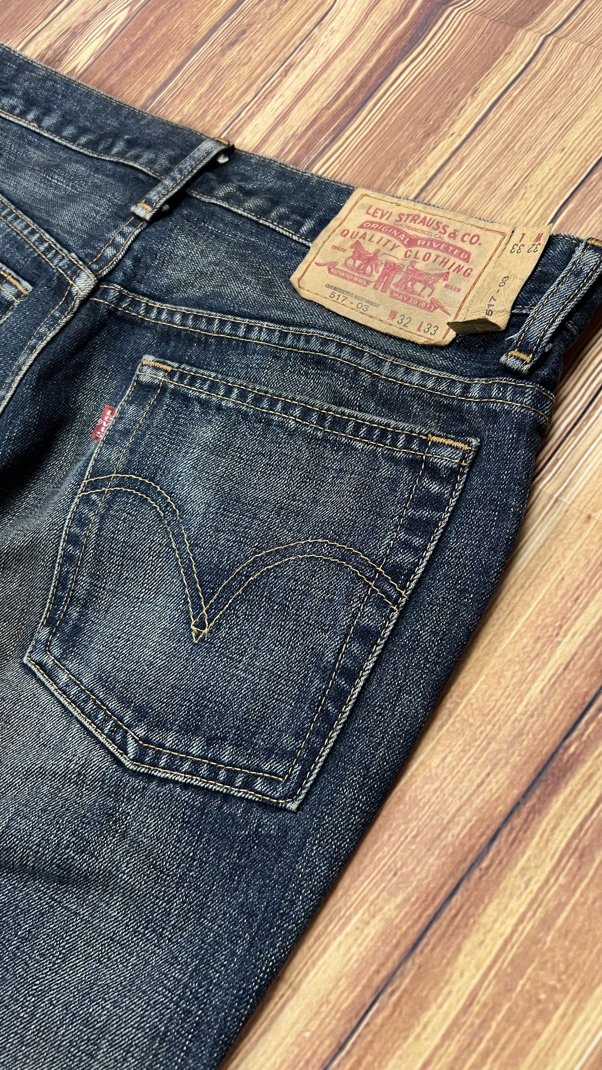 Levi's × Vintage Vintage Levis 517 Bootcut Jeans Size US 32 / EU 48 - 11 Thumbnail