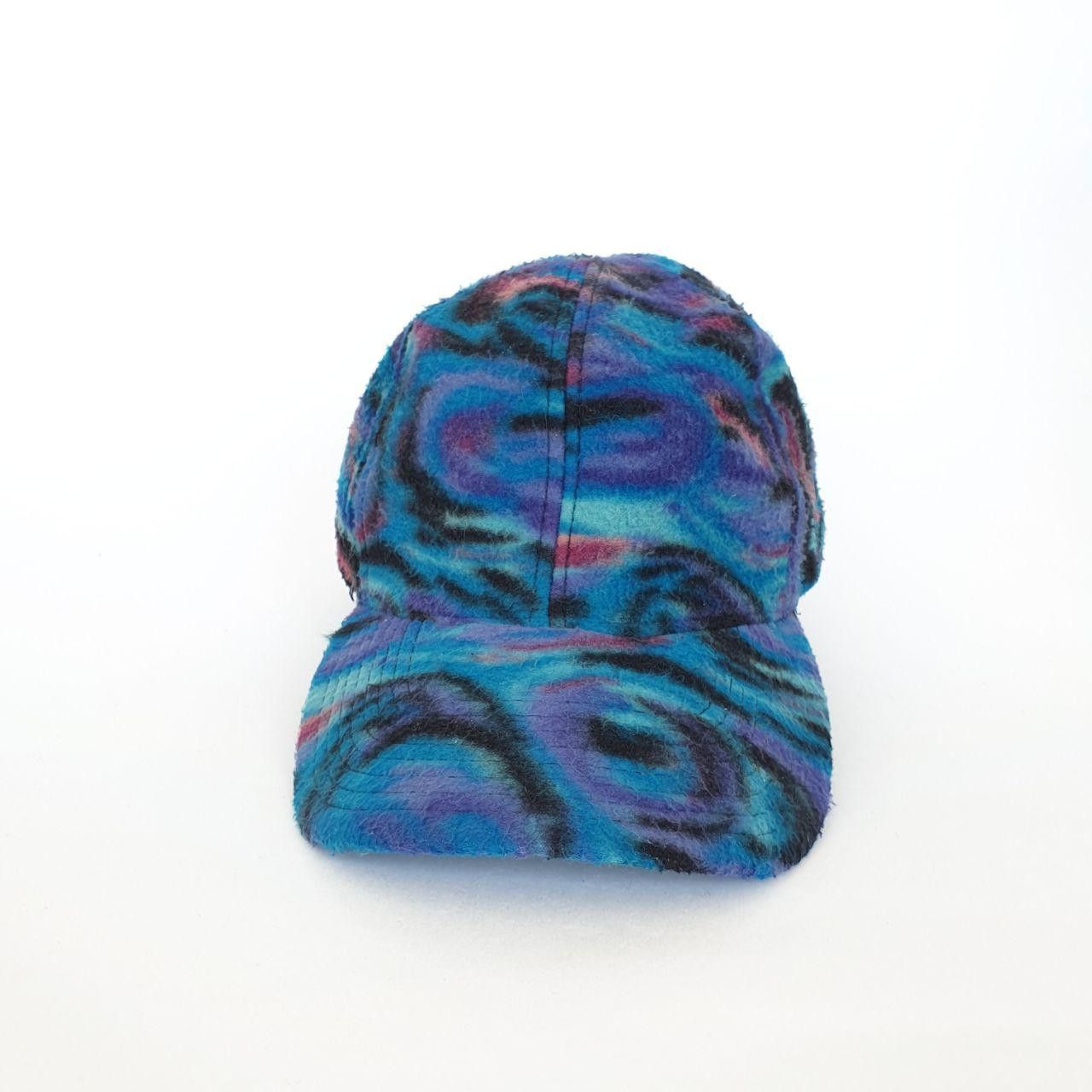 Nike × Vintage 90s NIKE FIT Fleece Winter Abstract Cap Hat Size ONE SIZE - 1 Thumbnail
