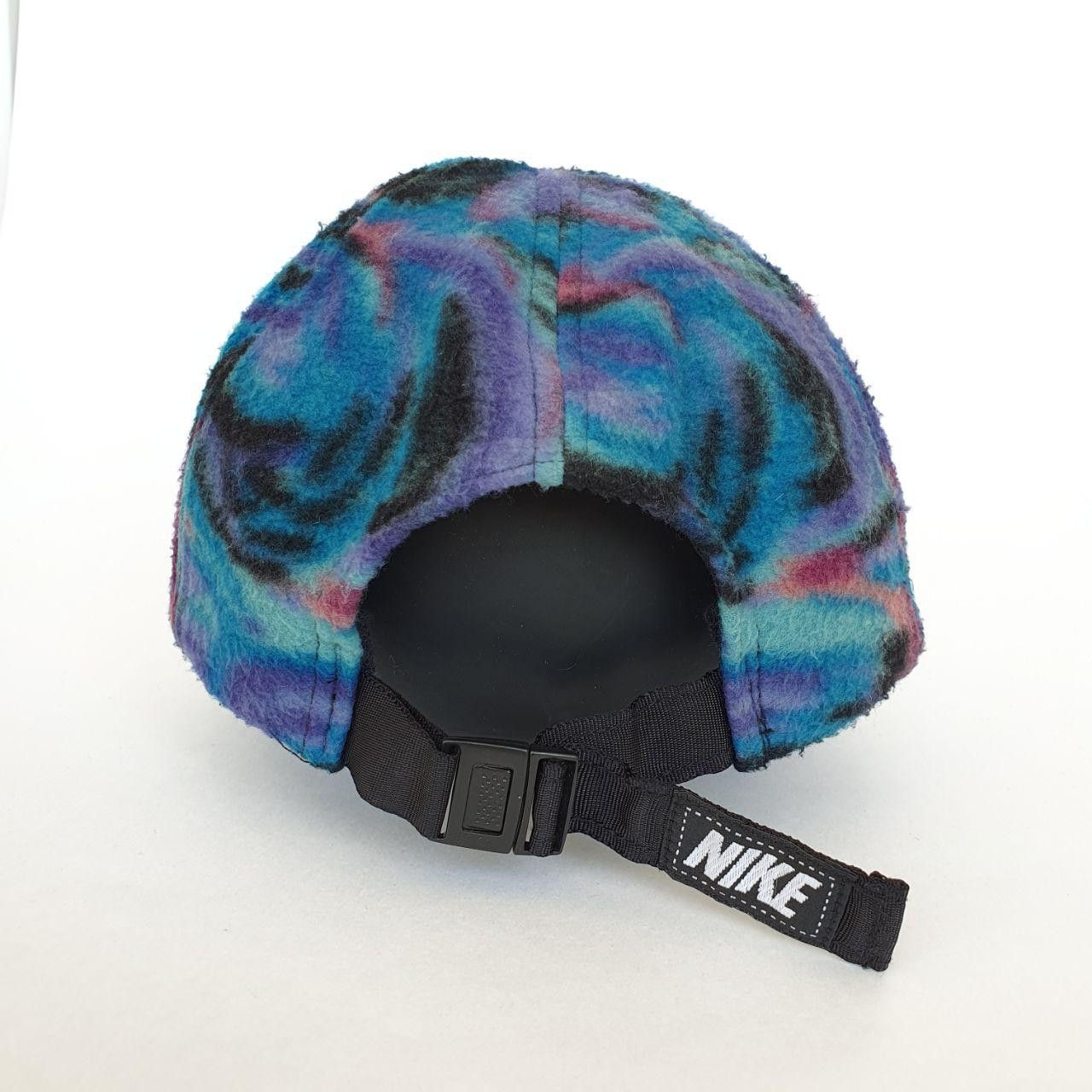 Nike × Vintage 90s NIKE FIT Fleece Winter Abstract Cap Hat Size ONE SIZE - 5 Thumbnail
