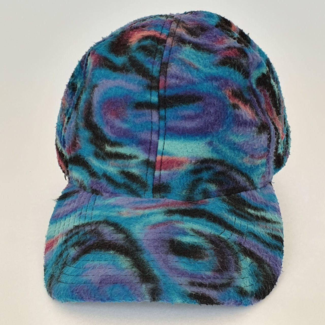 Nike × Vintage 90s NIKE FIT Fleece Winter Abstract Cap Hat Size ONE SIZE - 4 Thumbnail