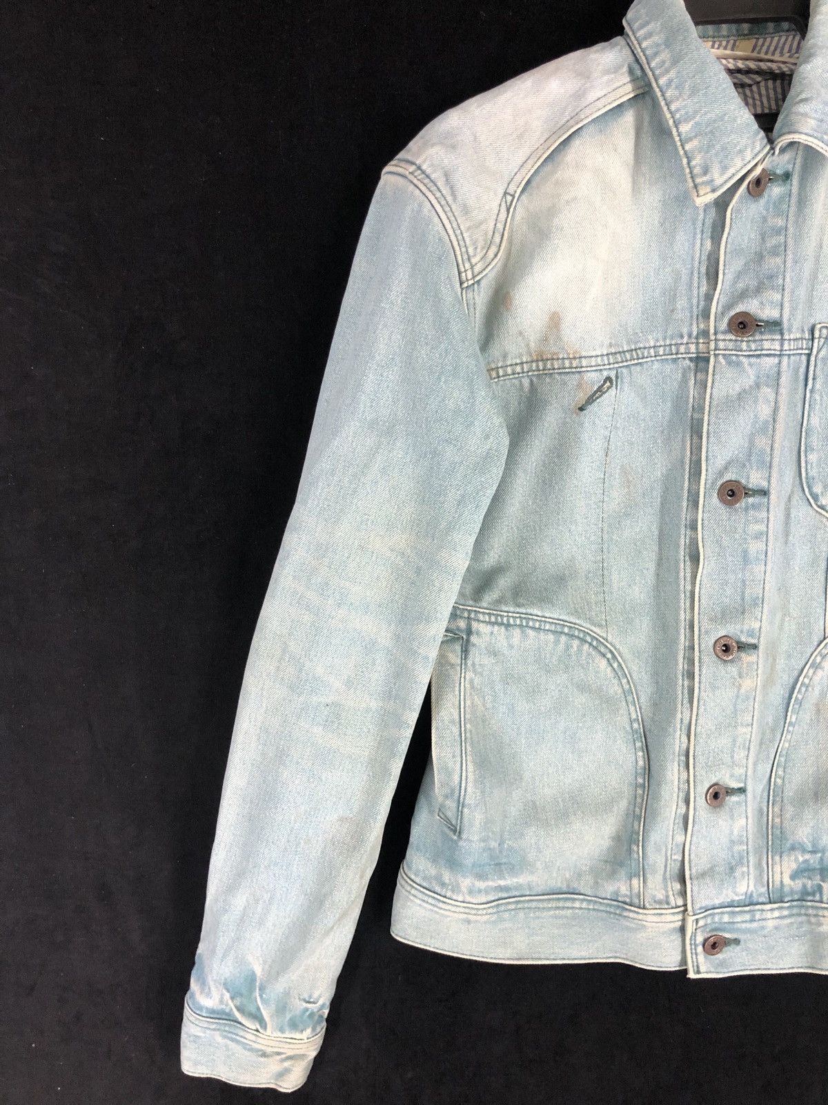 Paul Smith × R.Newbold × Vintage R. Newbold Paul Smith Denim Jacket Size US L / EU 52-54 / 3 - 3 Thumbnail