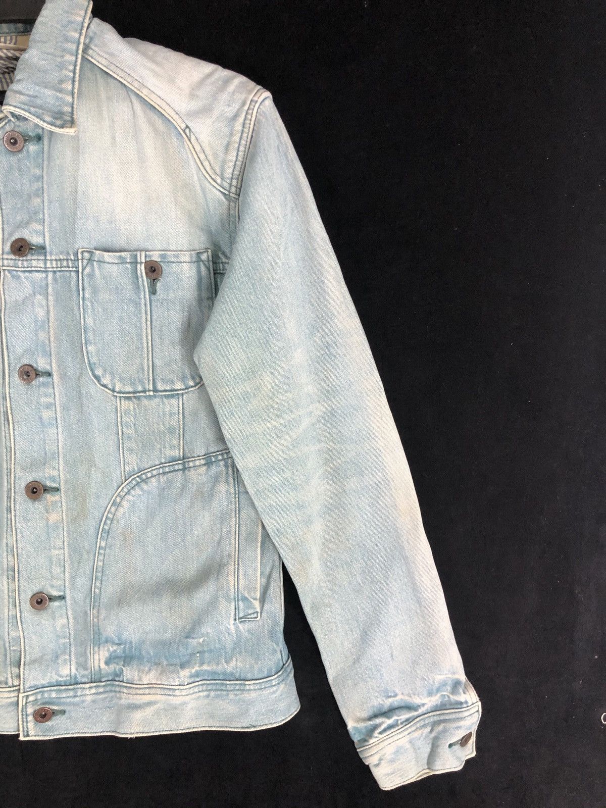 Paul Smith × R.Newbold × Vintage R. Newbold Paul Smith Denim Jacket Size US L / EU 52-54 / 3 - 4 Thumbnail