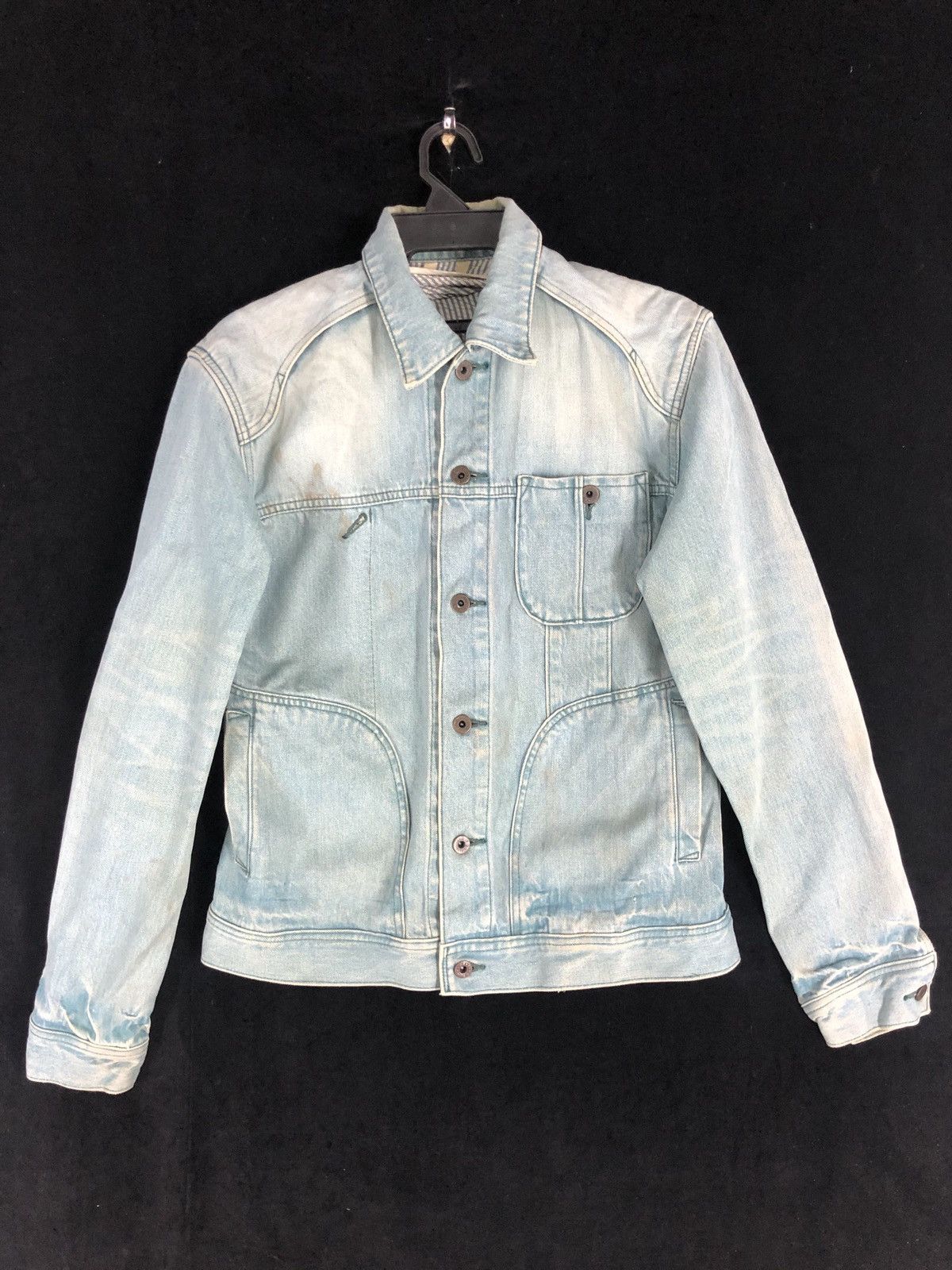 Paul Smith × R.Newbold × Vintage R. Newbold Paul Smith Denim Jacket Size US L / EU 52-54 / 3 - 1 Thumbnail