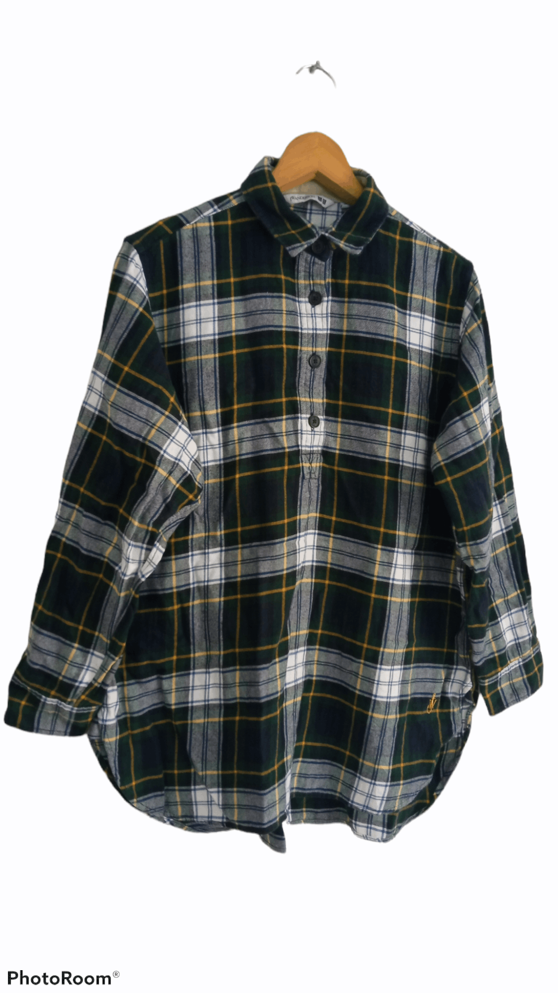 JW Anderson × Japanese Brand × Uniqlo 🔥🔥UT x J.W Anderson Checkered Flannel Pullover Shirt Size US M / EU 48-50 / 2 - 1 Thumbnail