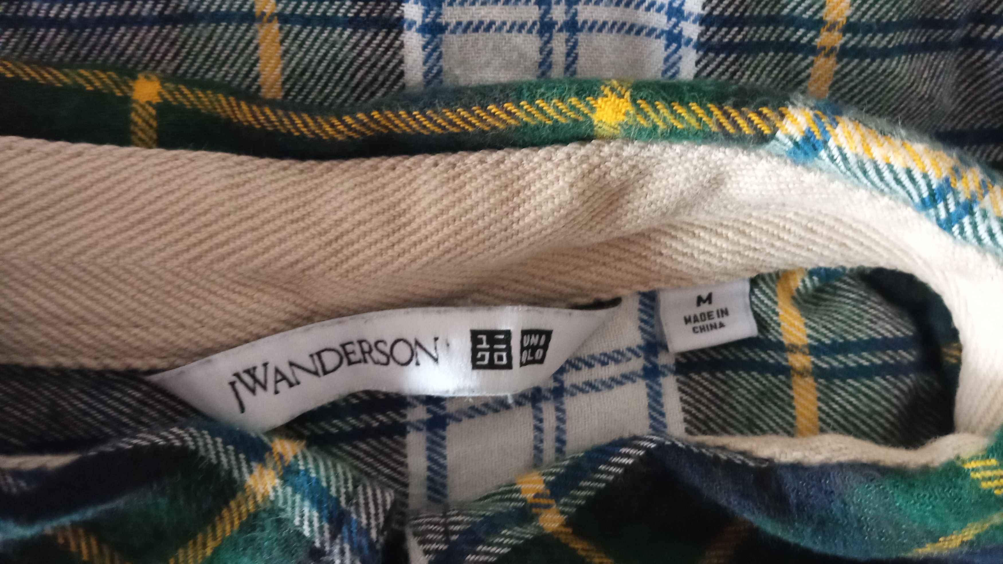 JW Anderson × Japanese Brand × Uniqlo 🔥🔥UT x J.W Anderson Checkered Flannel Pullover Shirt Size US M / EU 48-50 / 2 - 16 Thumbnail