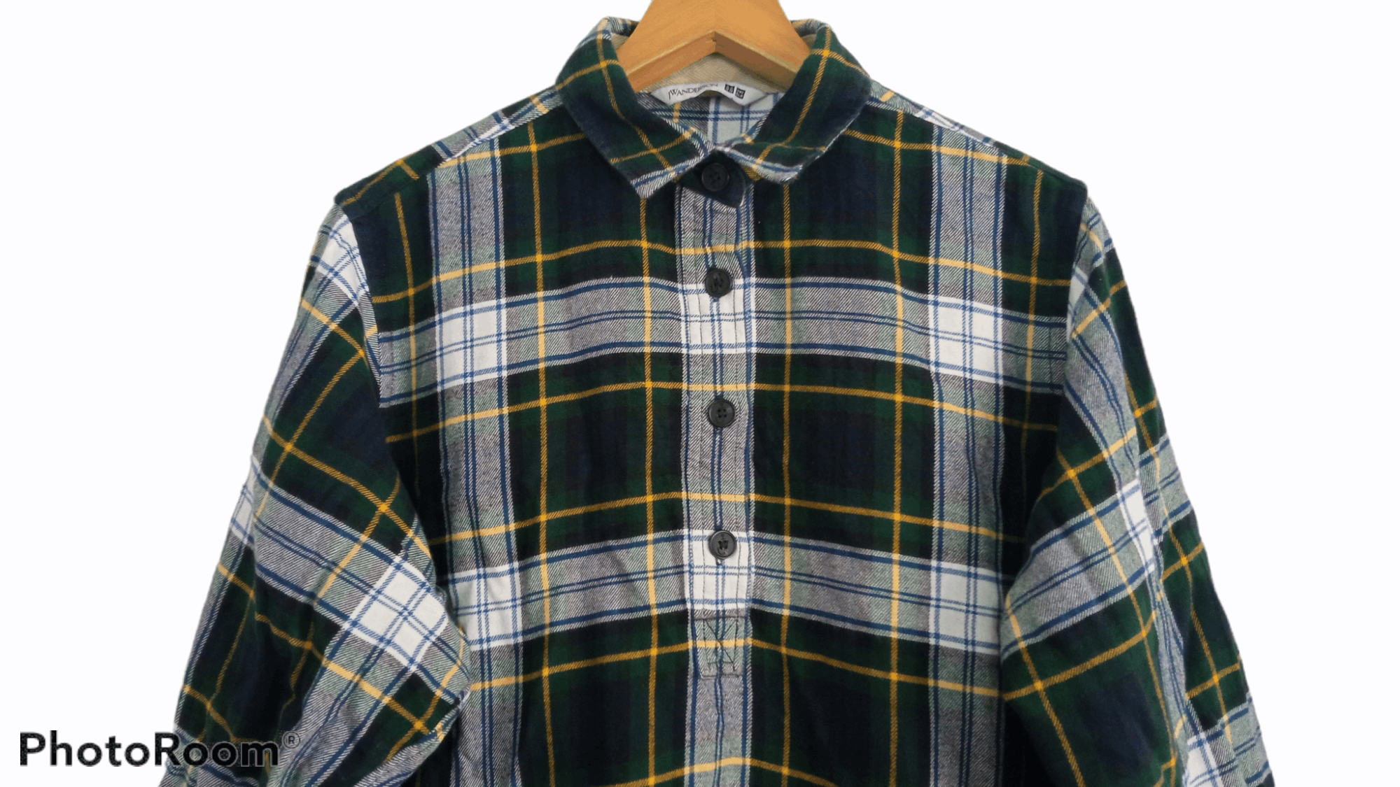 JW Anderson × Japanese Brand × Uniqlo 🔥🔥UT x J.W Anderson Checkered Flannel Pullover Shirt Size US M / EU 48-50 / 2 - 8 Thumbnail