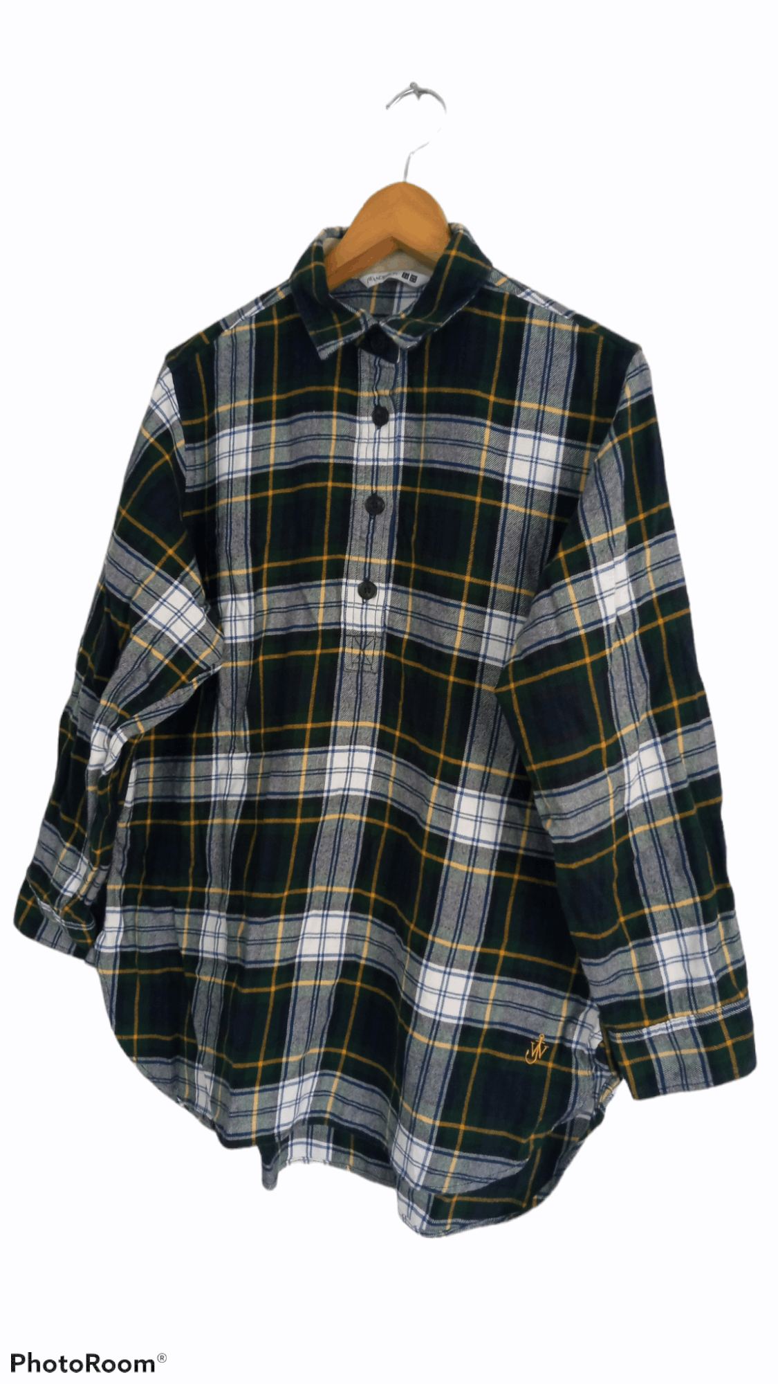 JW Anderson × Japanese Brand × Uniqlo 🔥🔥UT x J.W Anderson Checkered Flannel Pullover Shirt Size US M / EU 48-50 / 2 - 2 Thumbnail