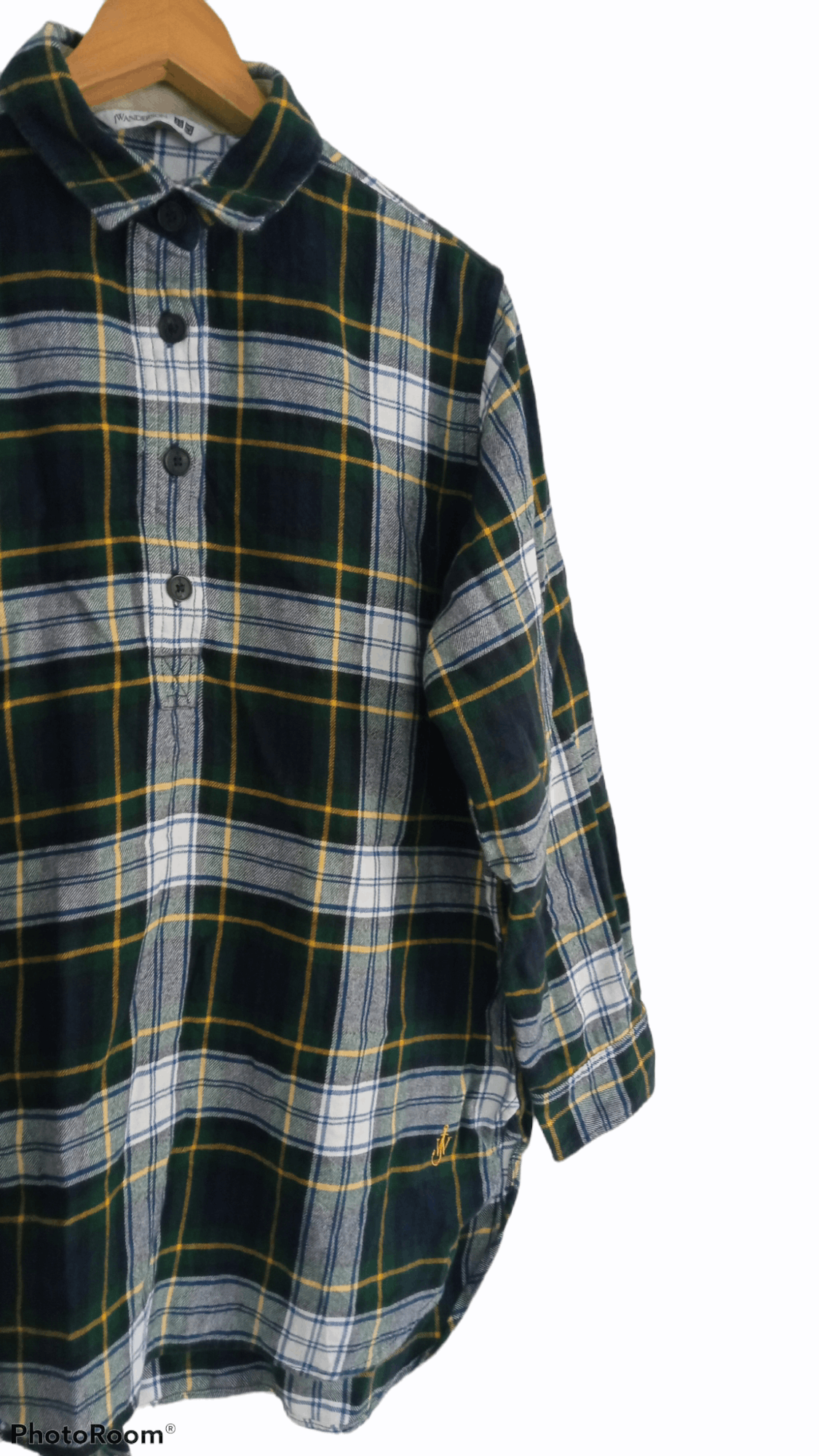 JW Anderson × Japanese Brand × Uniqlo 🔥🔥UT x J.W Anderson Checkered Flannel Pullover Shirt Size US M / EU 48-50 / 2 - 4 Thumbnail