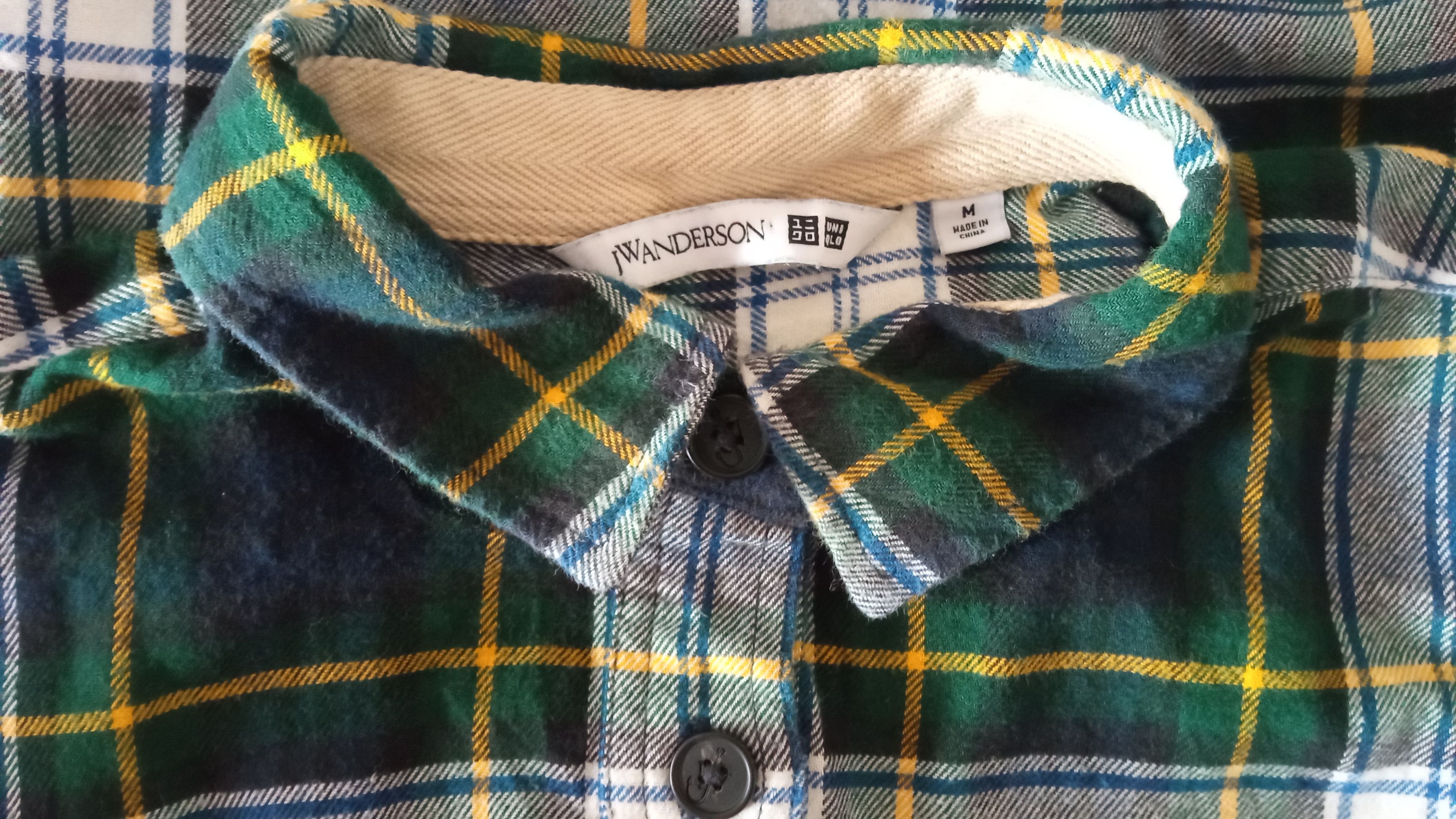 JW Anderson × Japanese Brand × Uniqlo 🔥🔥UT x J.W Anderson Checkered Flannel Pullover Shirt Size US M / EU 48-50 / 2 - 15 Thumbnail