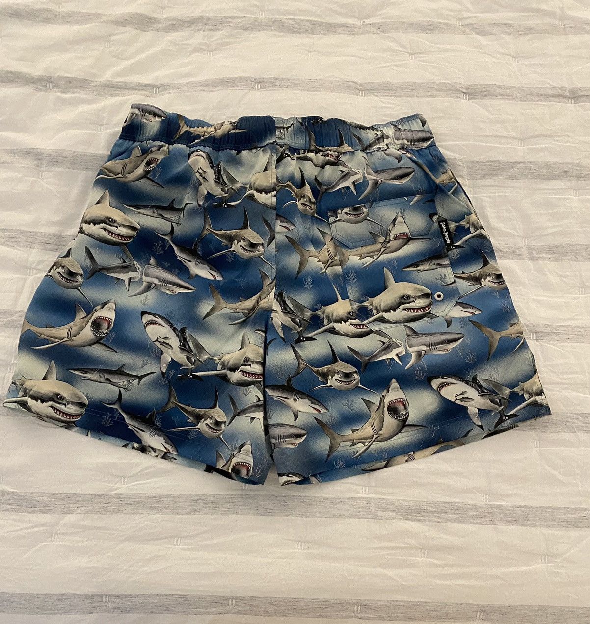 Palm Angels Palm Angels Shark Print Swim Shorts NWT Size US 38 / EU 54 - 12 Thumbnail