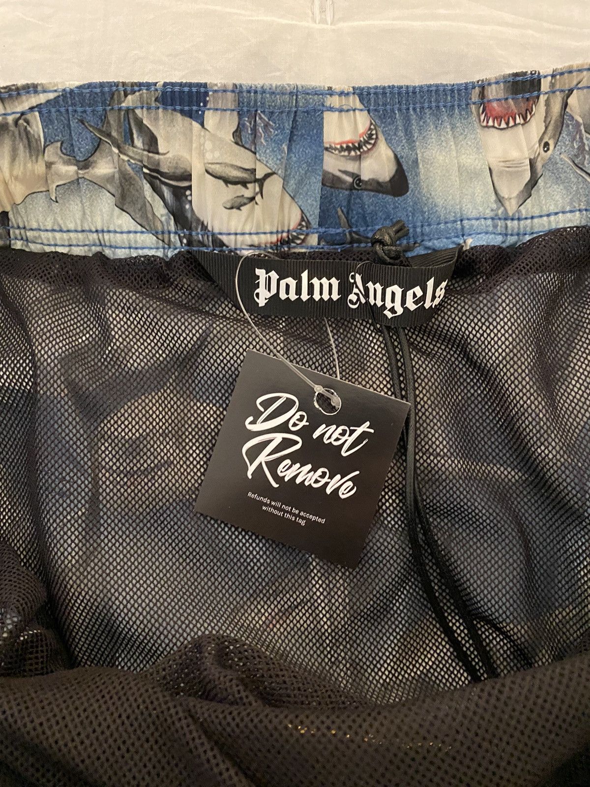 Palm Angels Palm Angels Shark Print Swim Shorts NWT Size US 38 / EU 54 - 6 Thumbnail