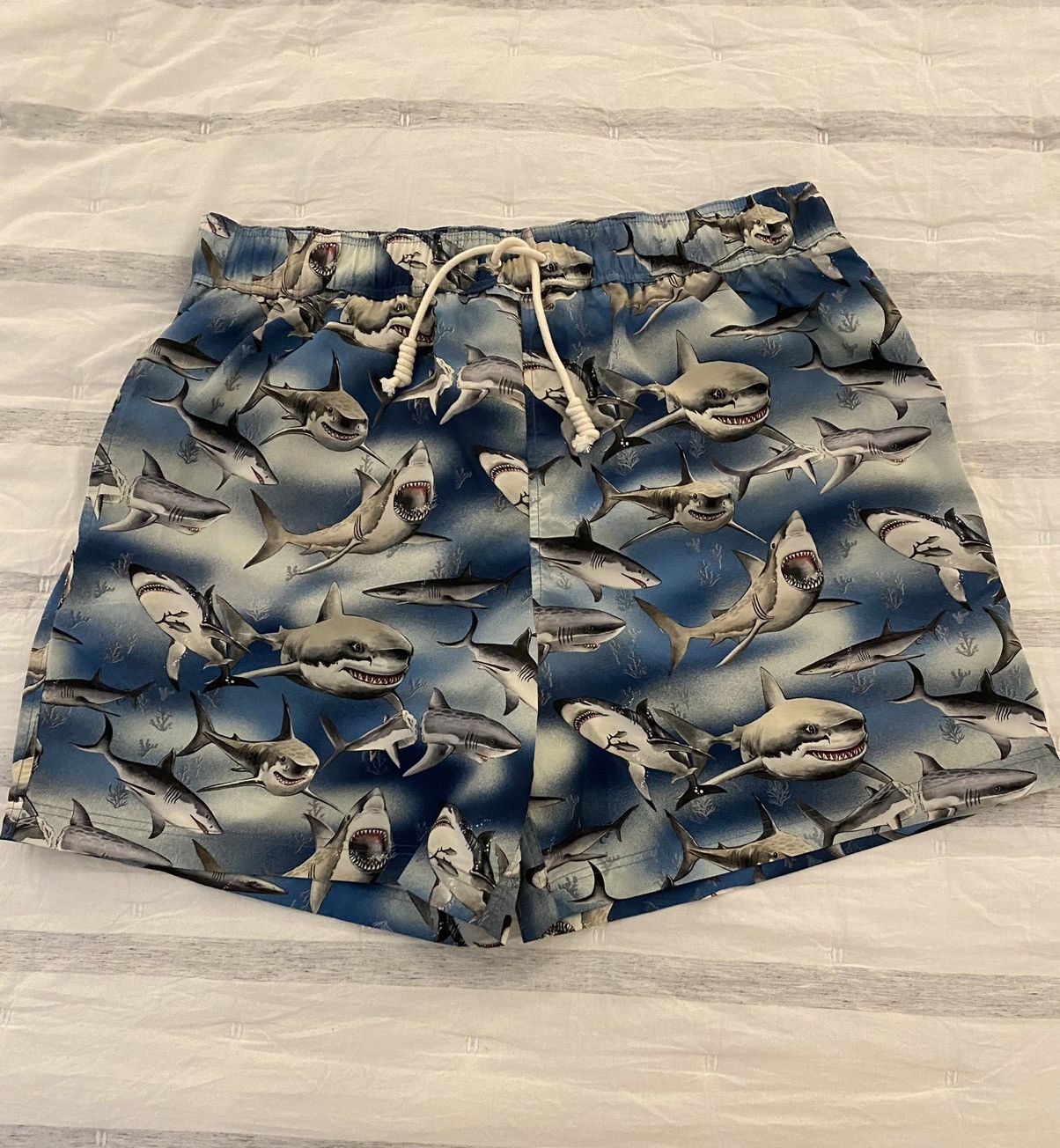 Palm Angels Palm Angels Shark Print Swim Shorts NWT Size US 38 / EU 54 - 3 Thumbnail