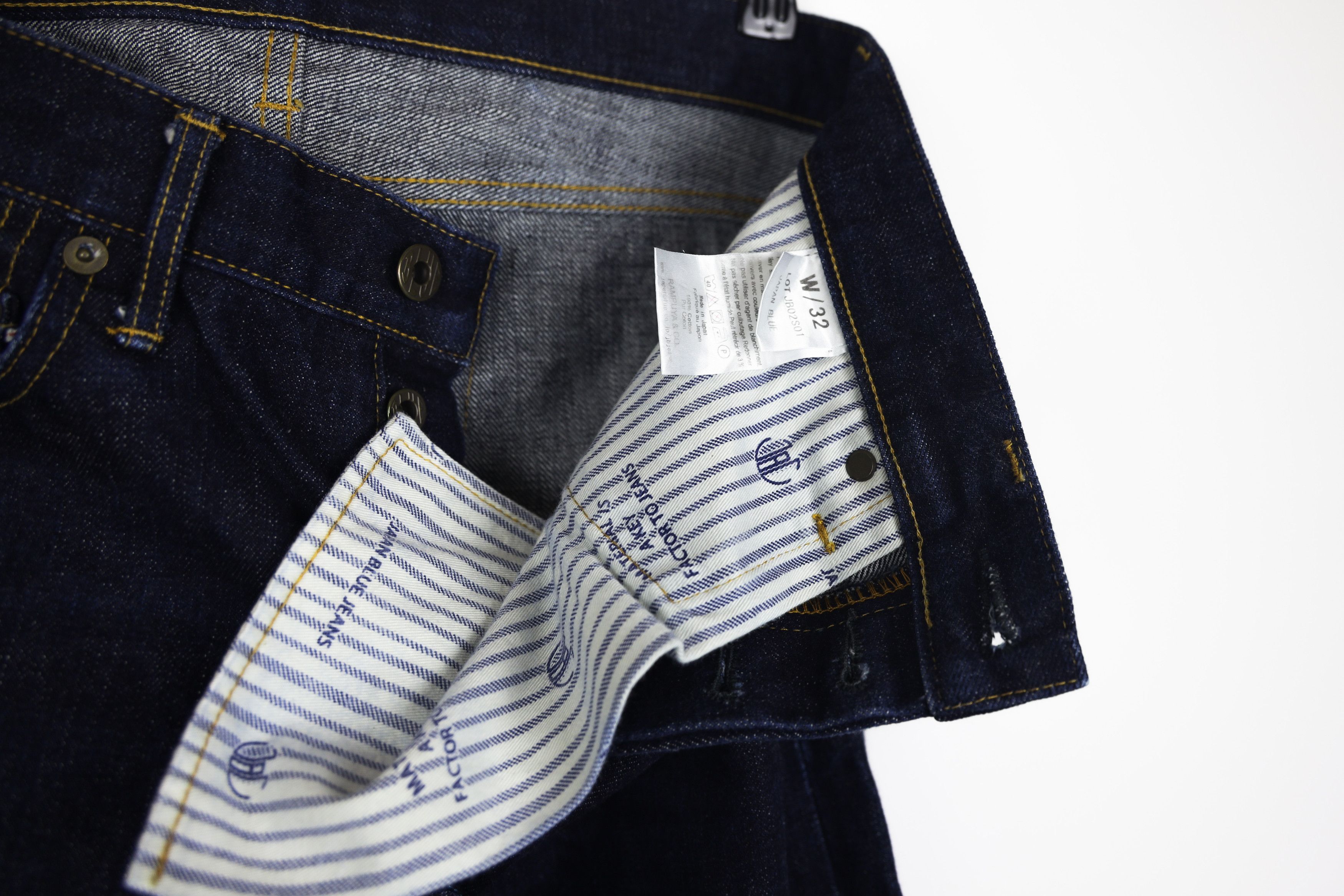 Blue Blue Japan × Japan Blue Japan Blue Lot JB02S01 Indigo Selvedge Jeans Denim Pants Size US 31 - 11 Thumbnail