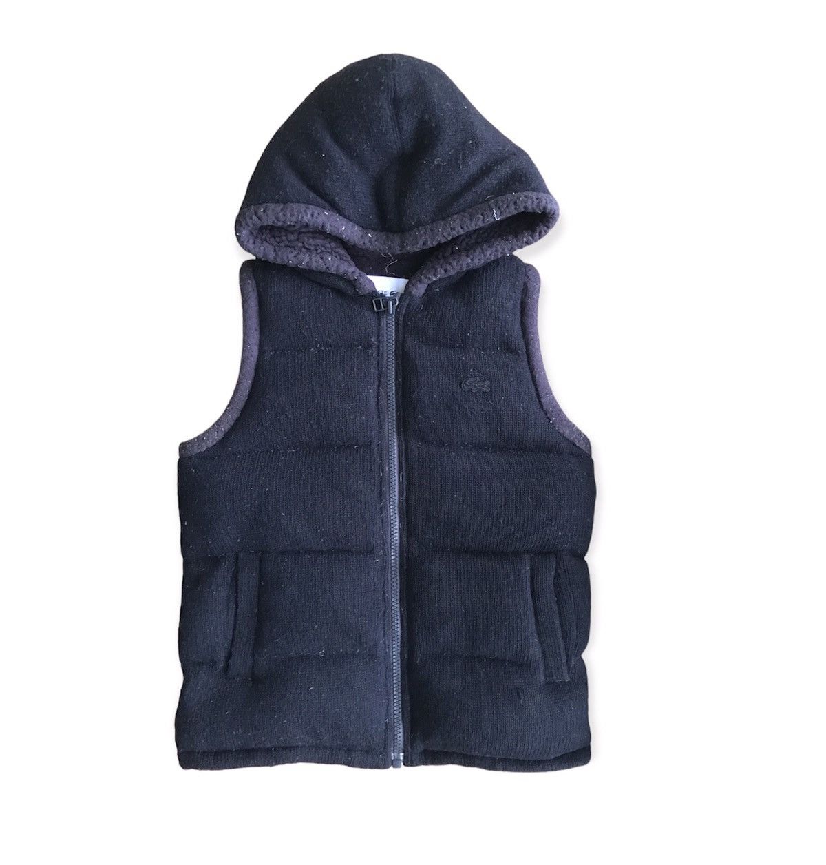 image of Lacoste Puffer Vest in Dark Blue, Men's (Size Small)