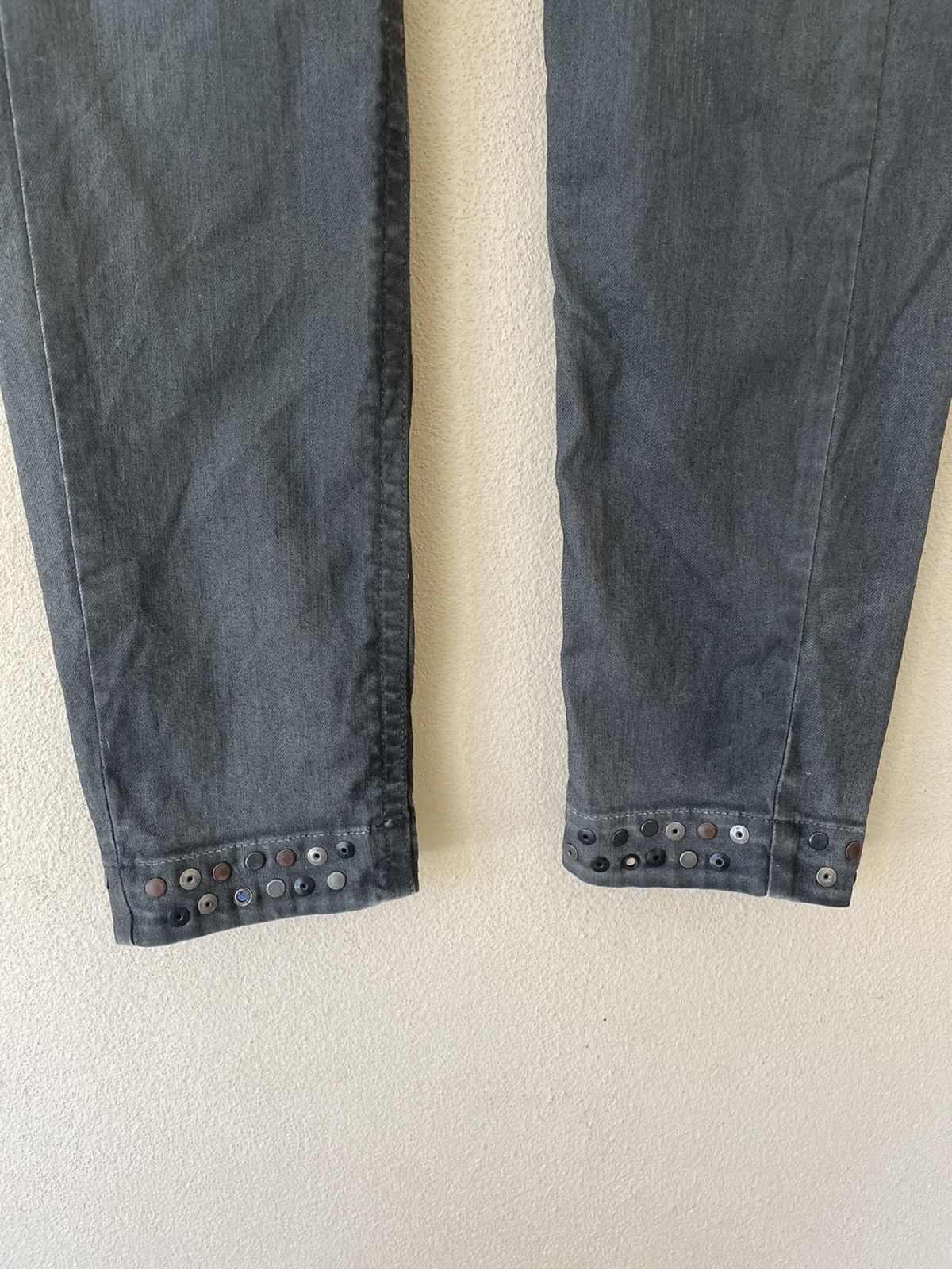 Marithe + Francois Girbaud MARITHE FRANCOIS GIRBAUD REPTILE WAXED DENIM Size US 27 - 5 Thumbnail